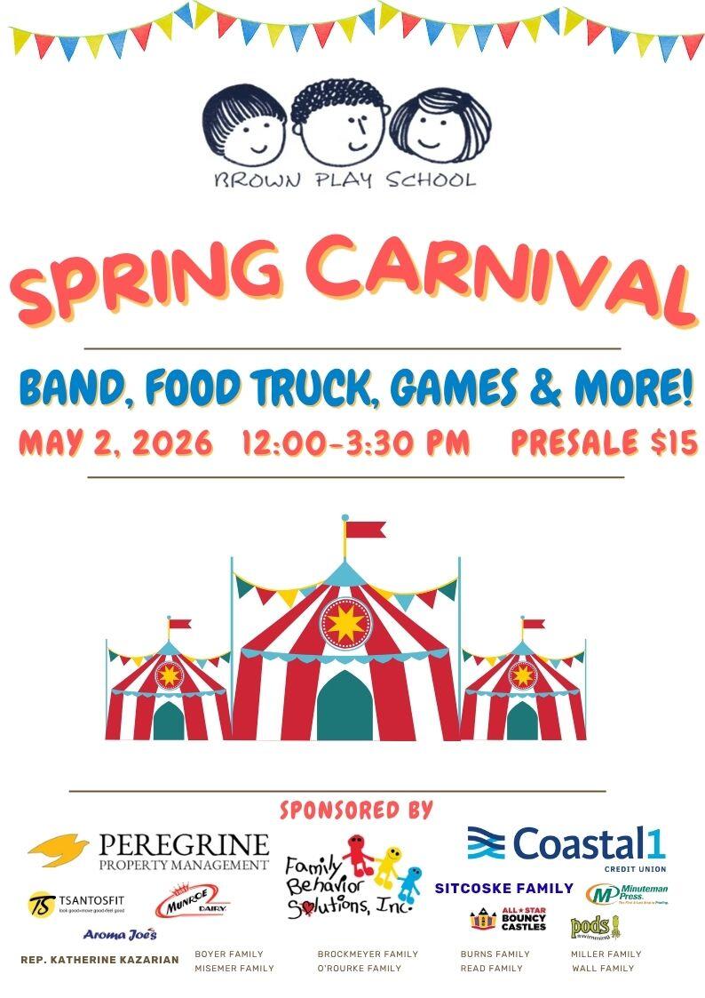 Campaign cover image for Brown Play School 2026 Spring Carnival!