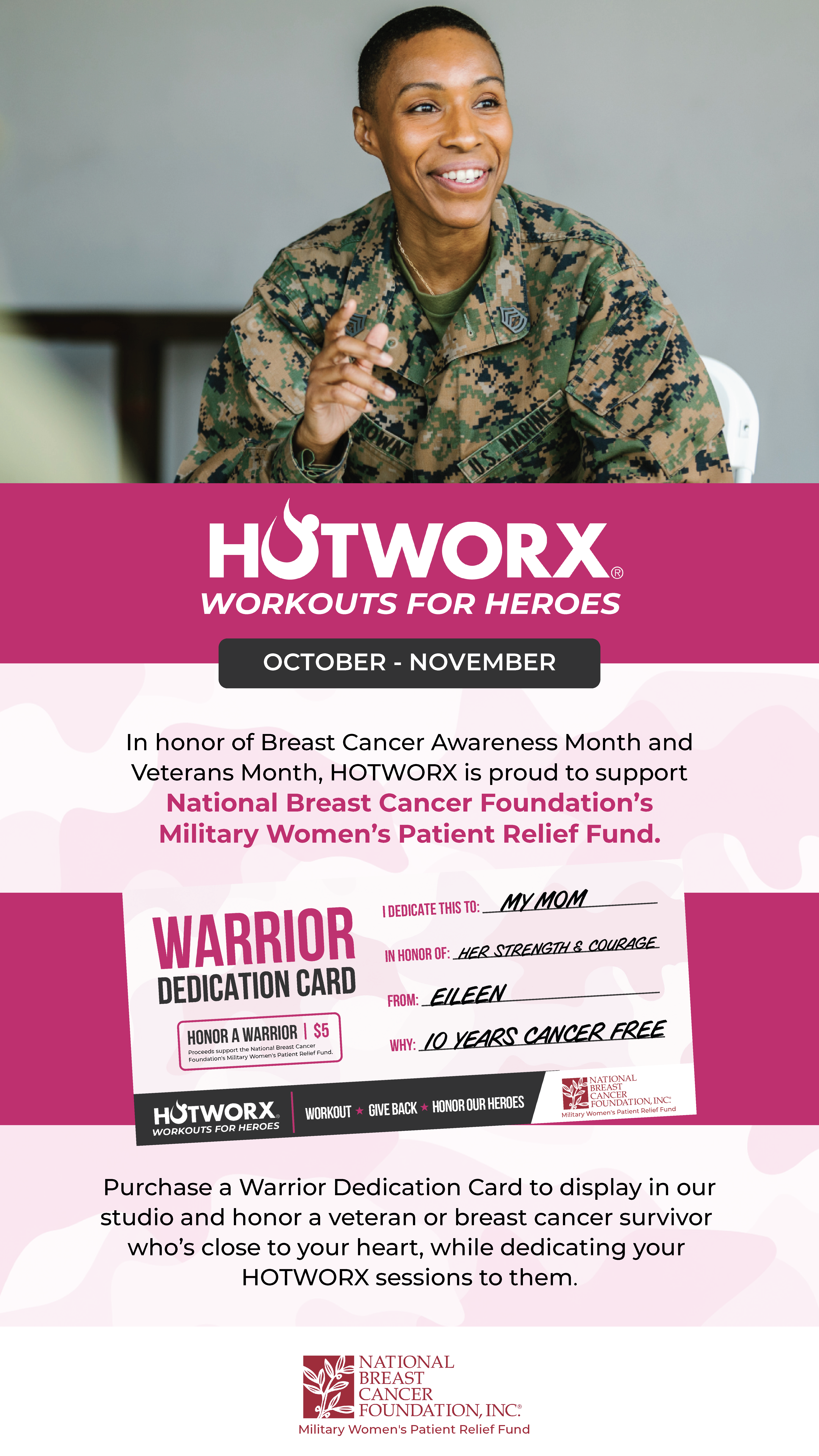 Campaign cover image for Workouts for Heroes 2026-2027