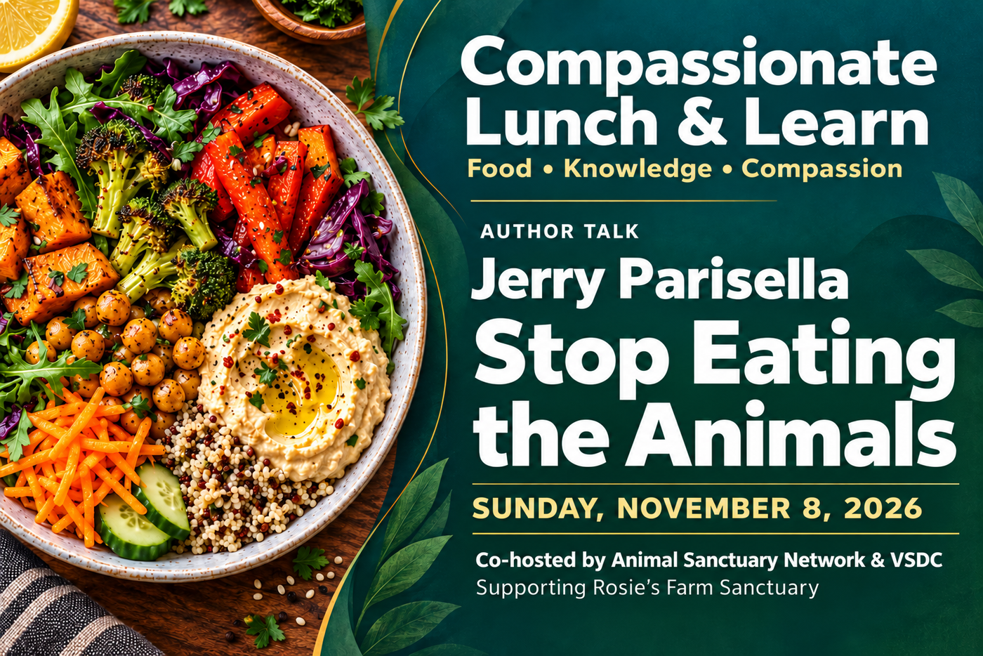 Campaign cover image for Compassionate Lunch & Learn with Jerry Parisella