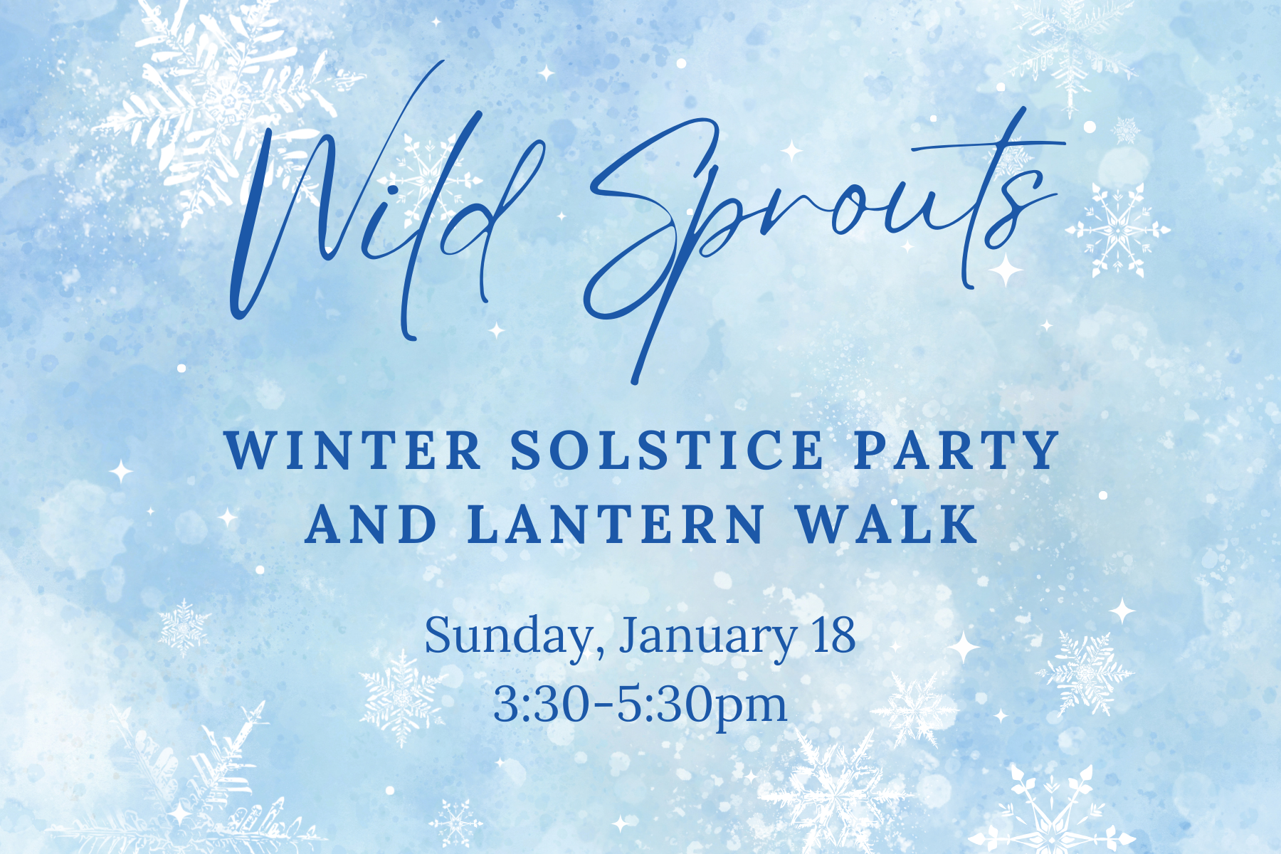 Campaign cover image for Winter Solstice Party and Lantern Walk