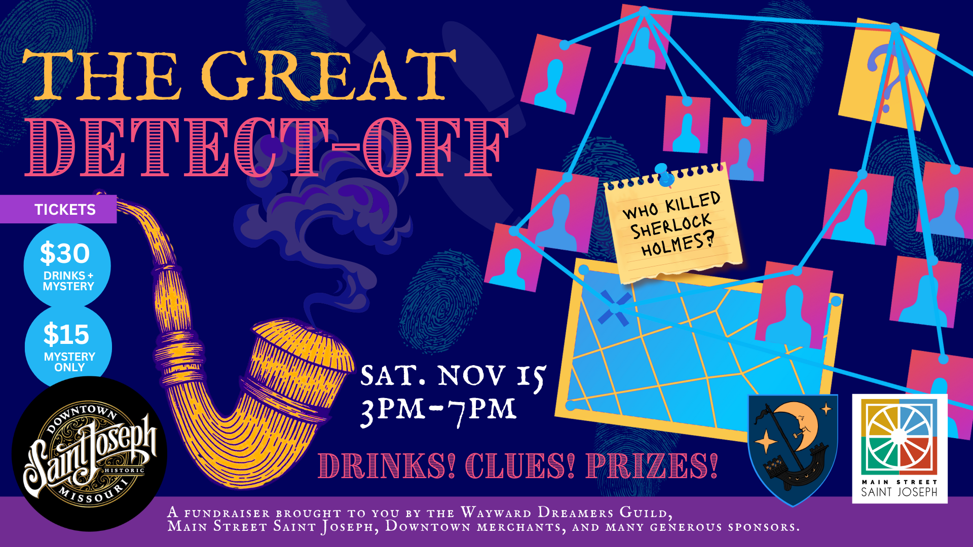 Campaign cover image for The Great Detect-Off Murder Mystery Walk