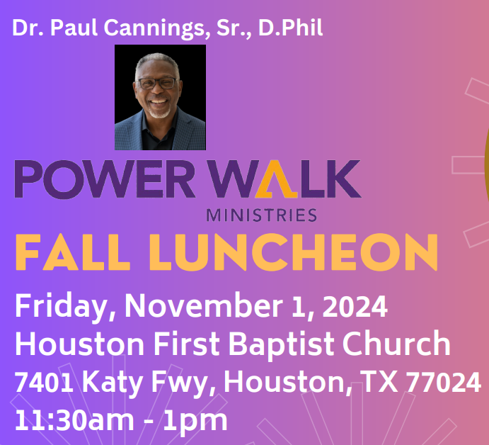Campaign cover image for Power Walk Ministries Fall Luncheon
