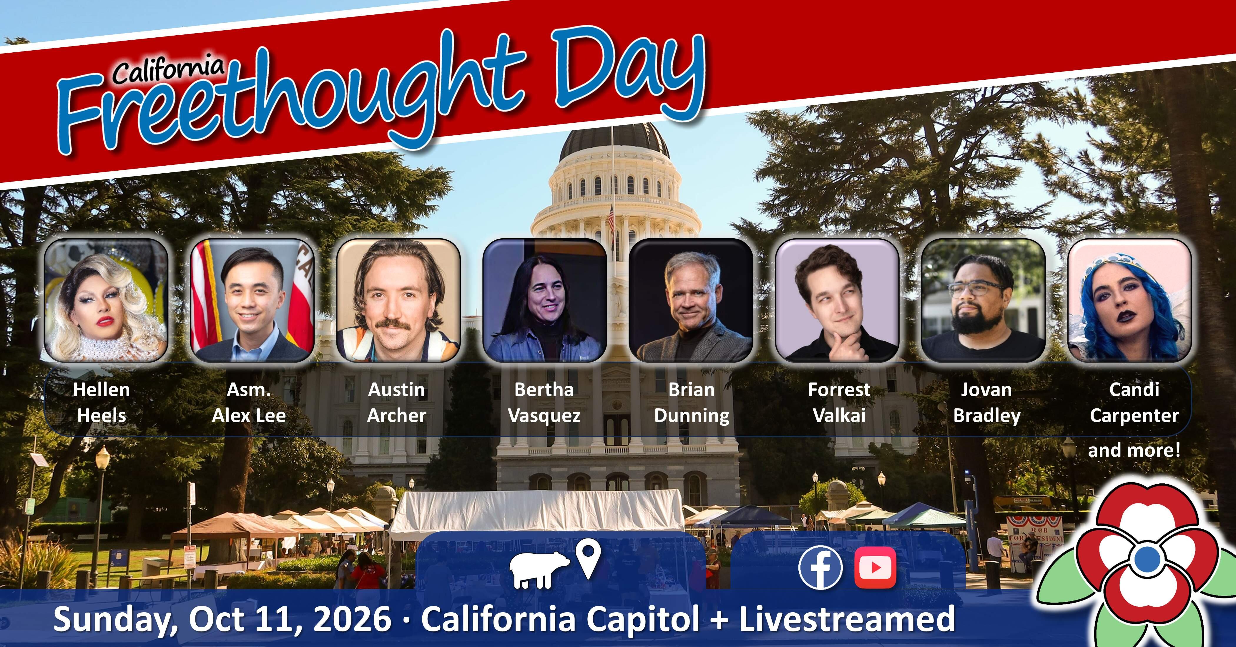 Campaign cover image for California Freethought Day 2026