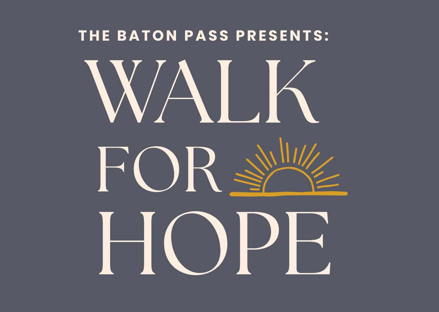 Campaign cover for Walk for Hope Event Sponsor