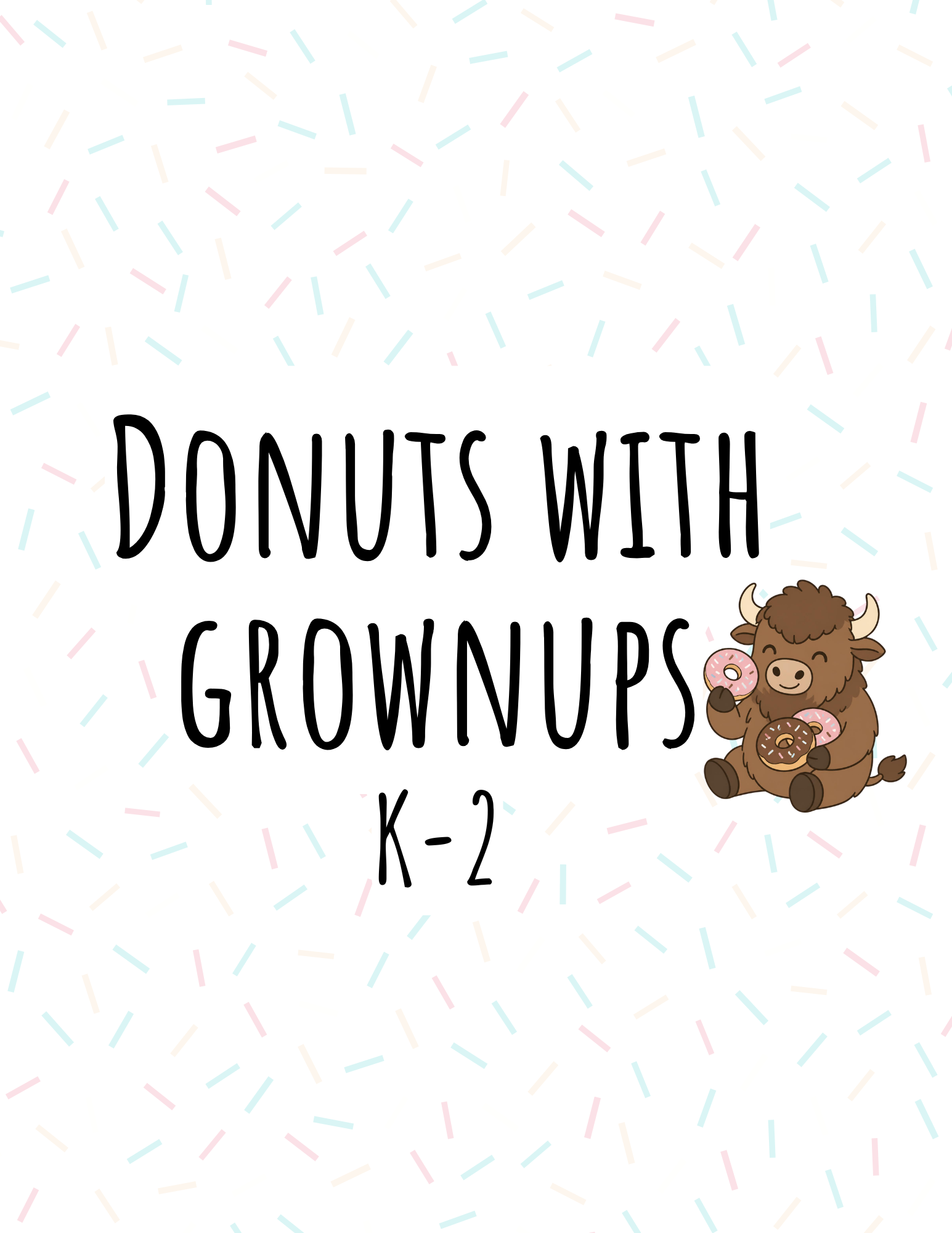 Campaign cover image for MVE PTO Donuts with Grownups K-2