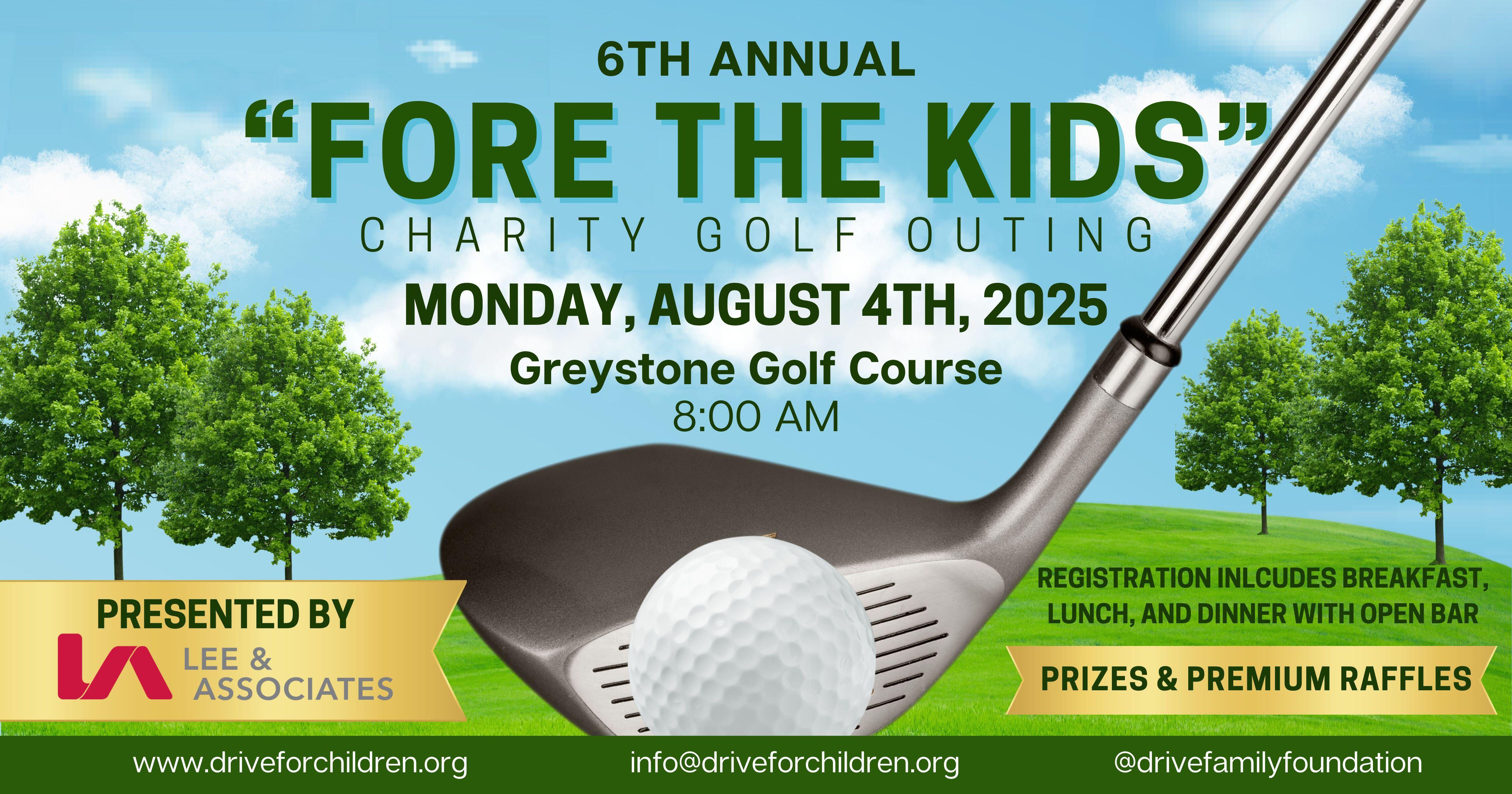 Campaign cover image for 6th Annual Charity Golf Outing