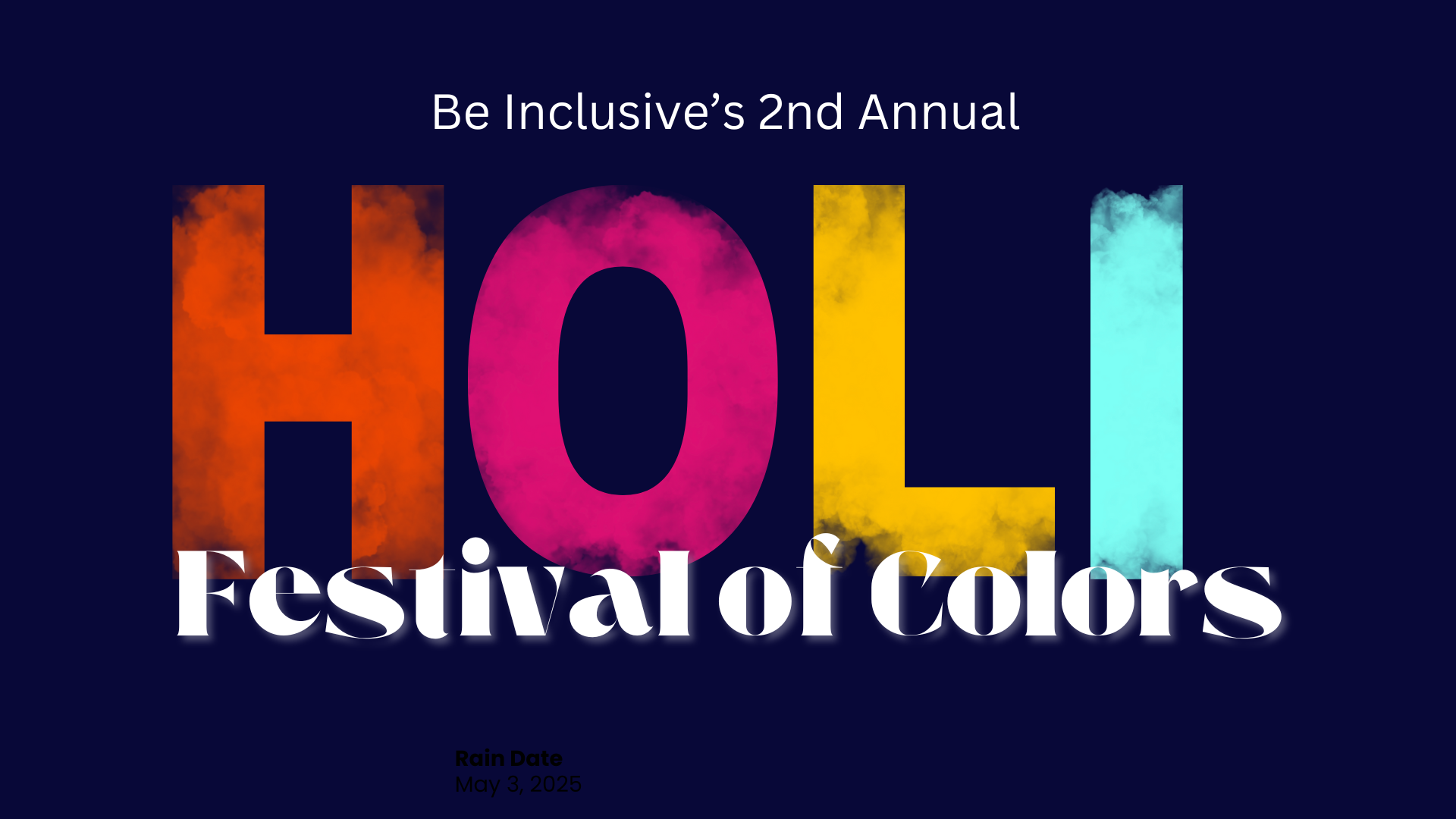 Campaign cover image for Be Inclusive's Holi Festival Donation Page