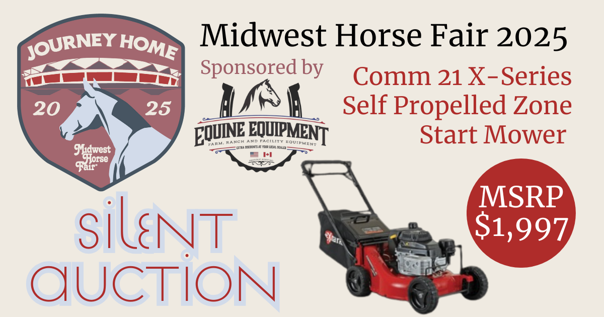 Campaign cover image for Midwest Horse Fair 2025 - Equine Equipment Mower