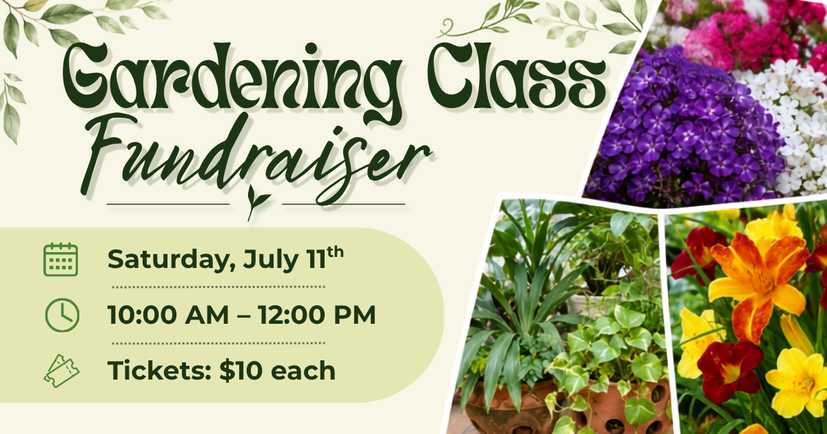 Campaign cover image for Gardening Class Fundraiser 2026