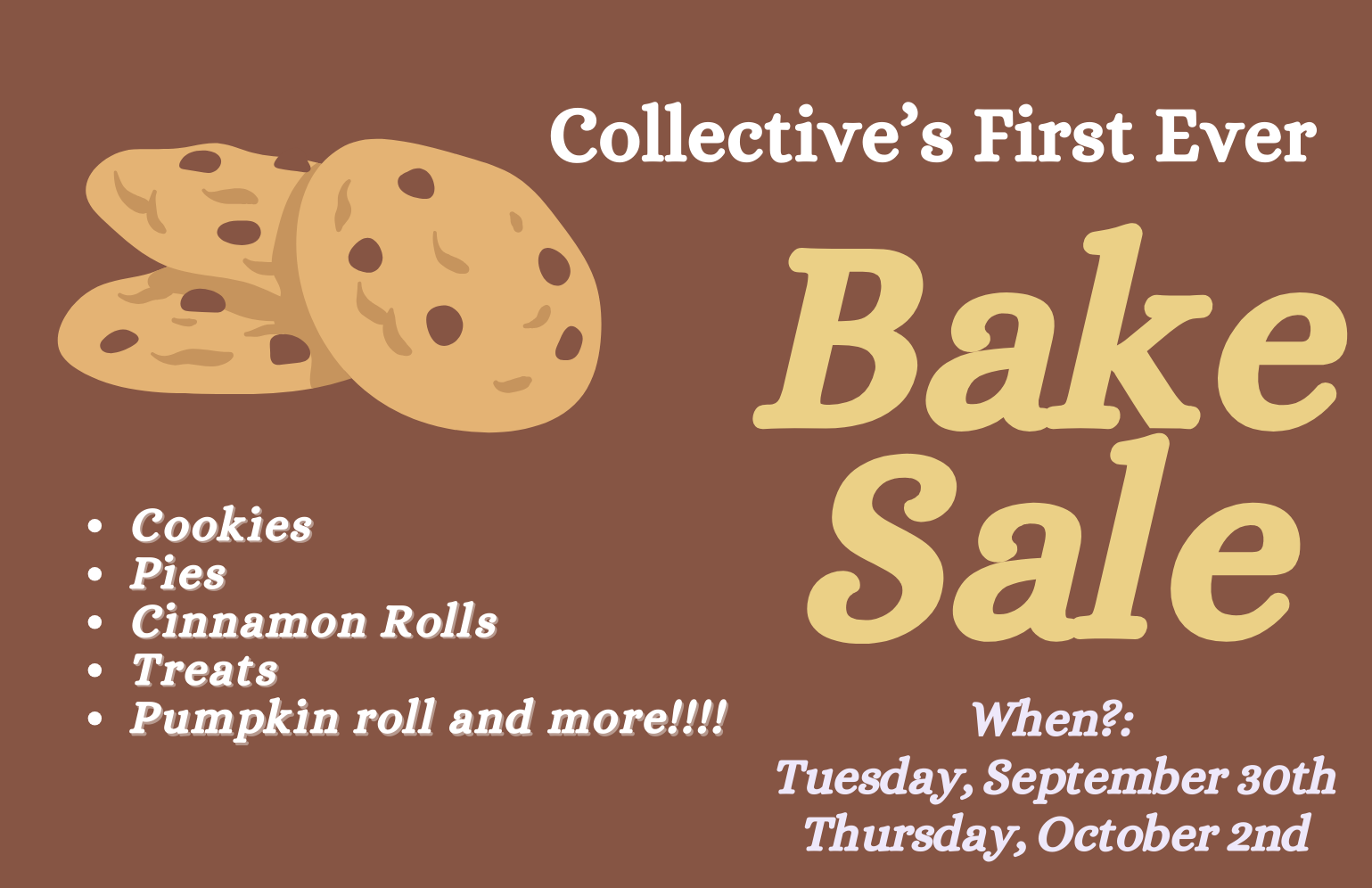 Campaign cover image for Collective Retreat Bake Sale Fall 2025