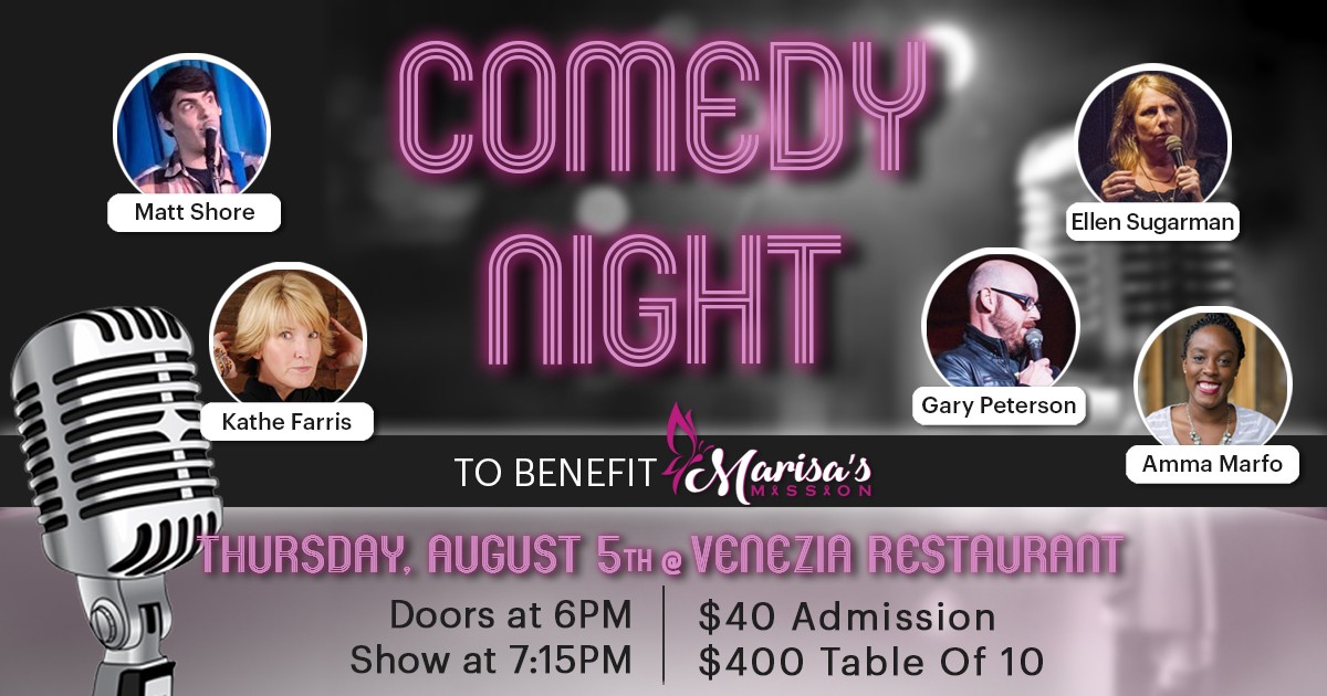 Campaign cover image for Comedy Night to support Marisa's Mission