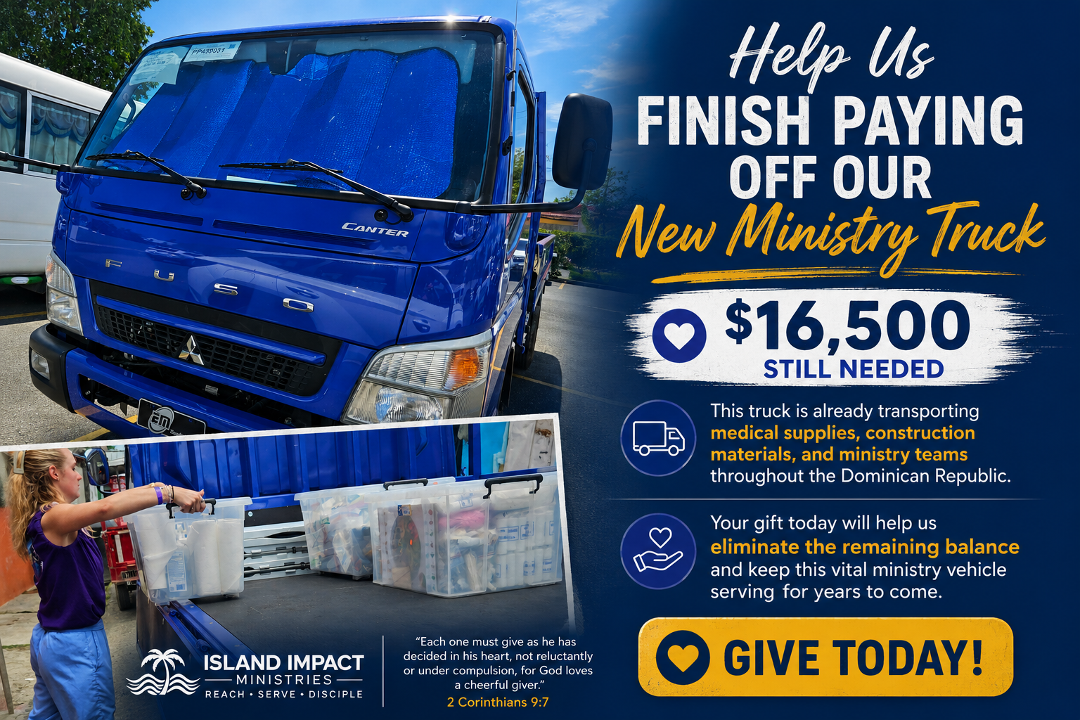 Campaign cover for New Truck Payoff Fund