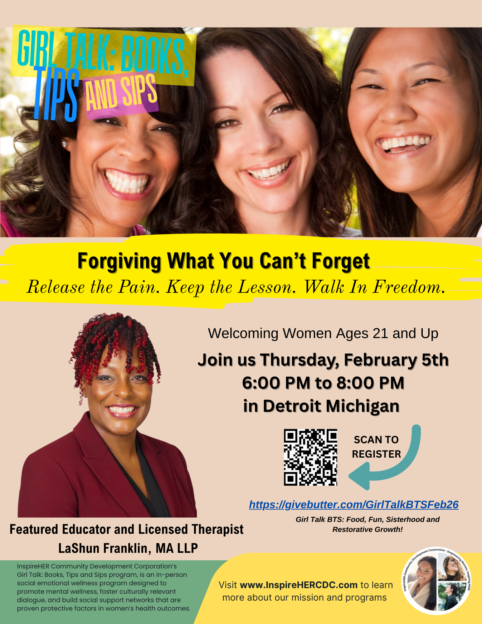 Campaign cover image for Girl Talk: Forgiving What You Can't Forget