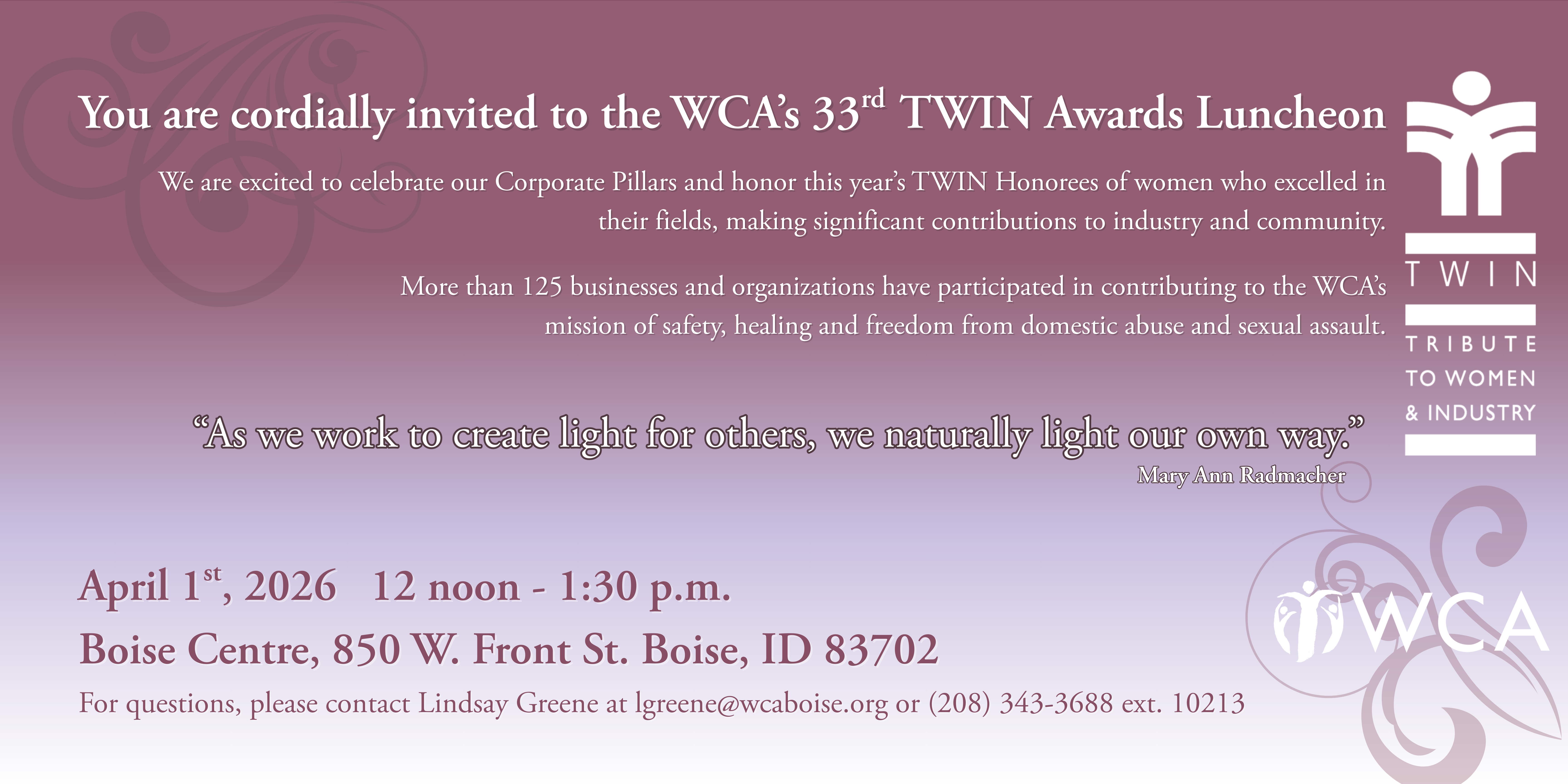 Campaign cover image for Regence TWIN Reception