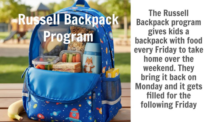 Campaign cover image for Russell Elementary Backpack Program