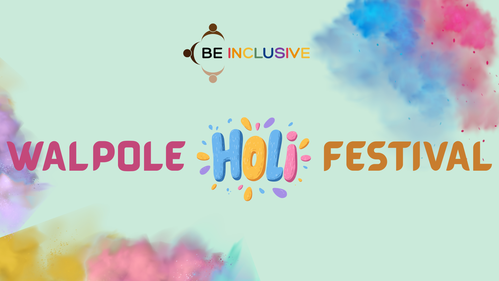 Campaign cover image for Be Inclusive's Holi Festival
