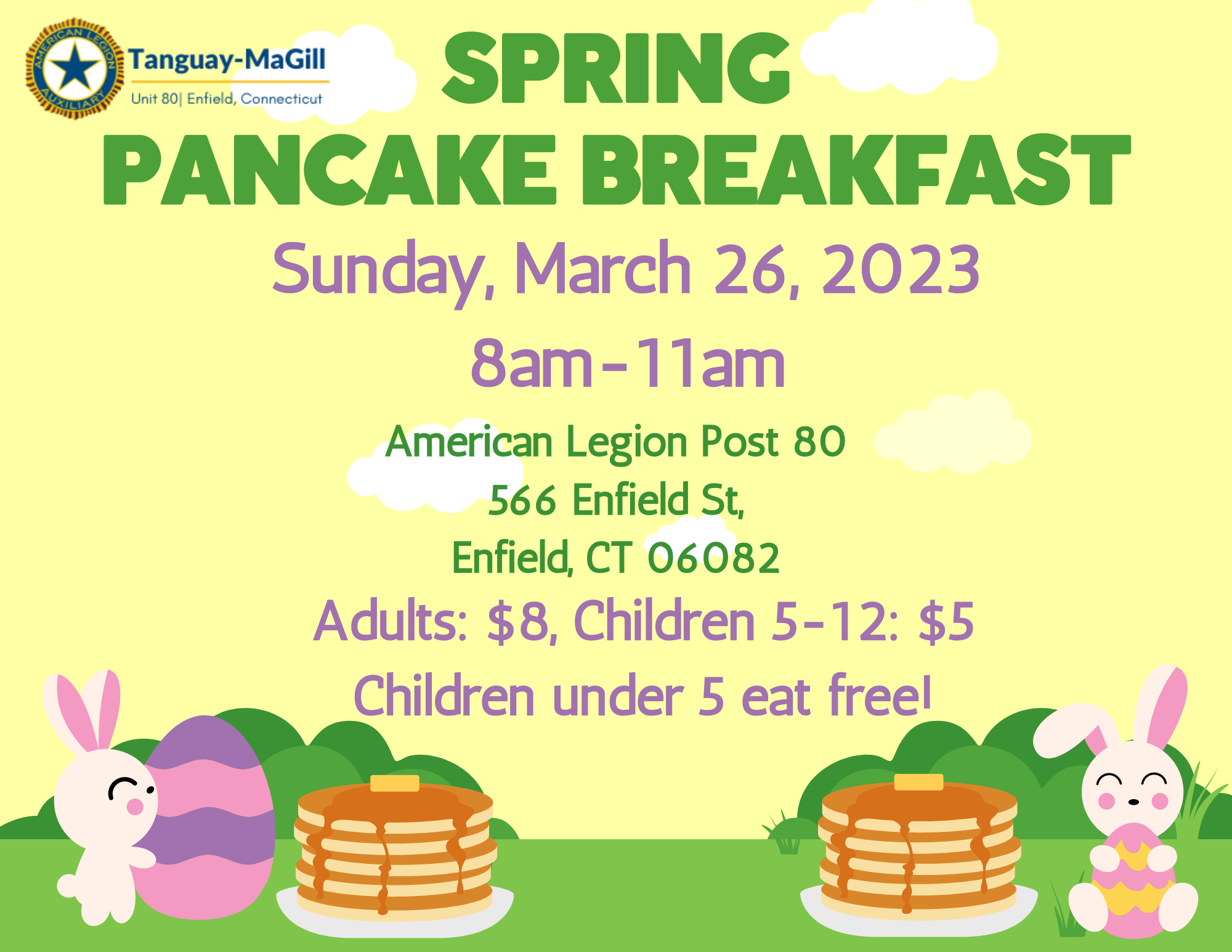 Campaign cover image for Spring Pancake Breakfast