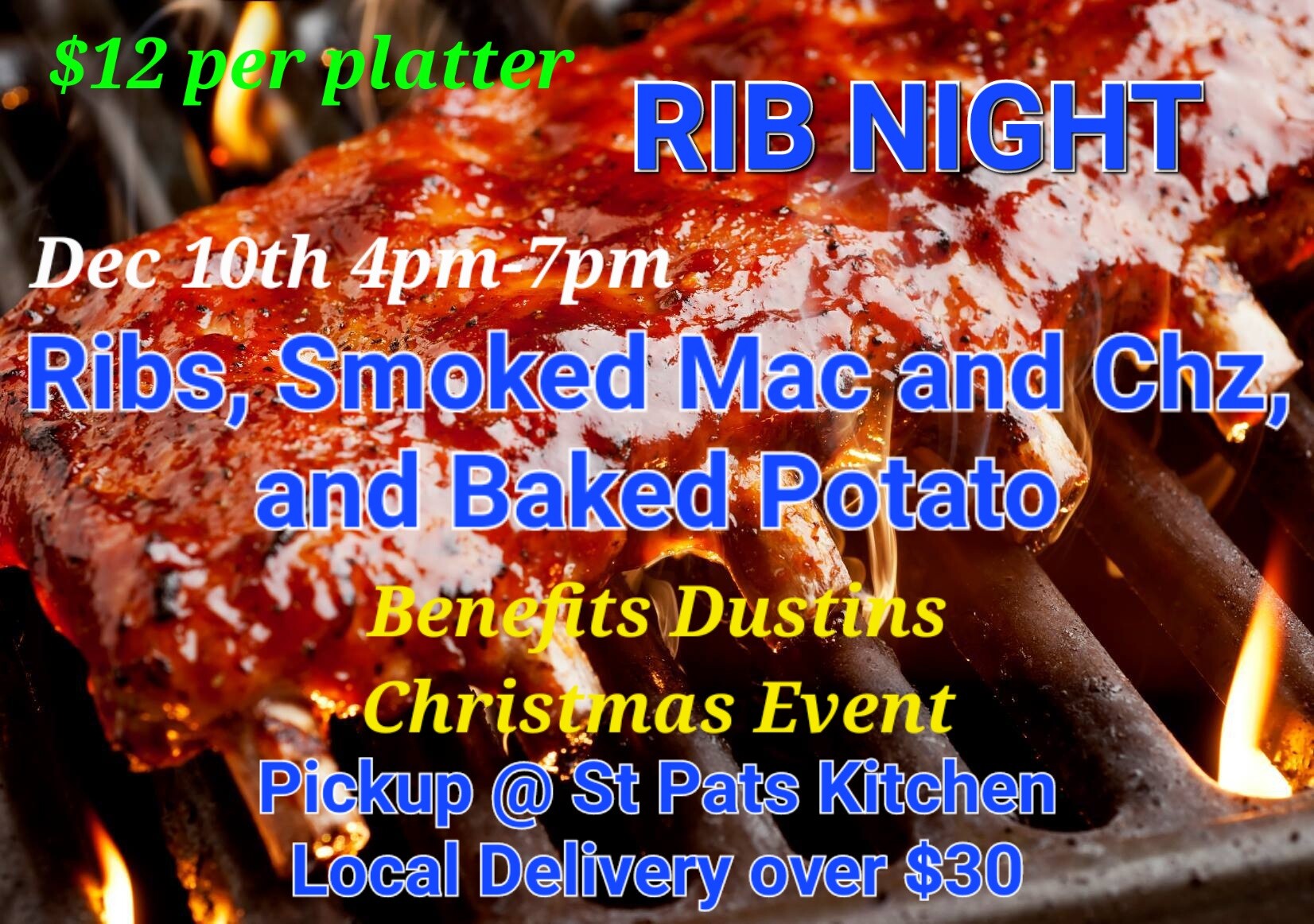 Rib Night Dec 10th