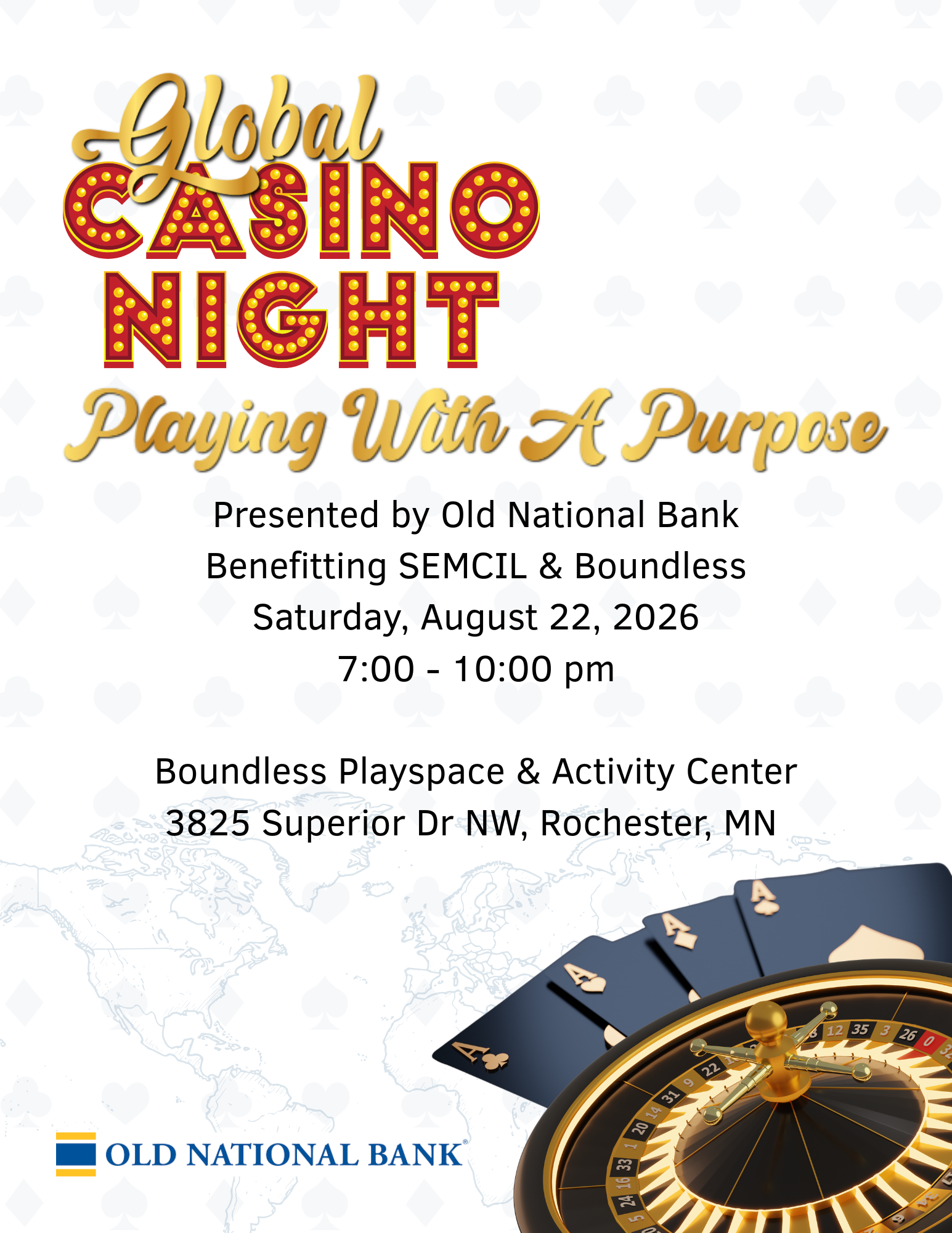 Campaign cover image for Global Casino Night