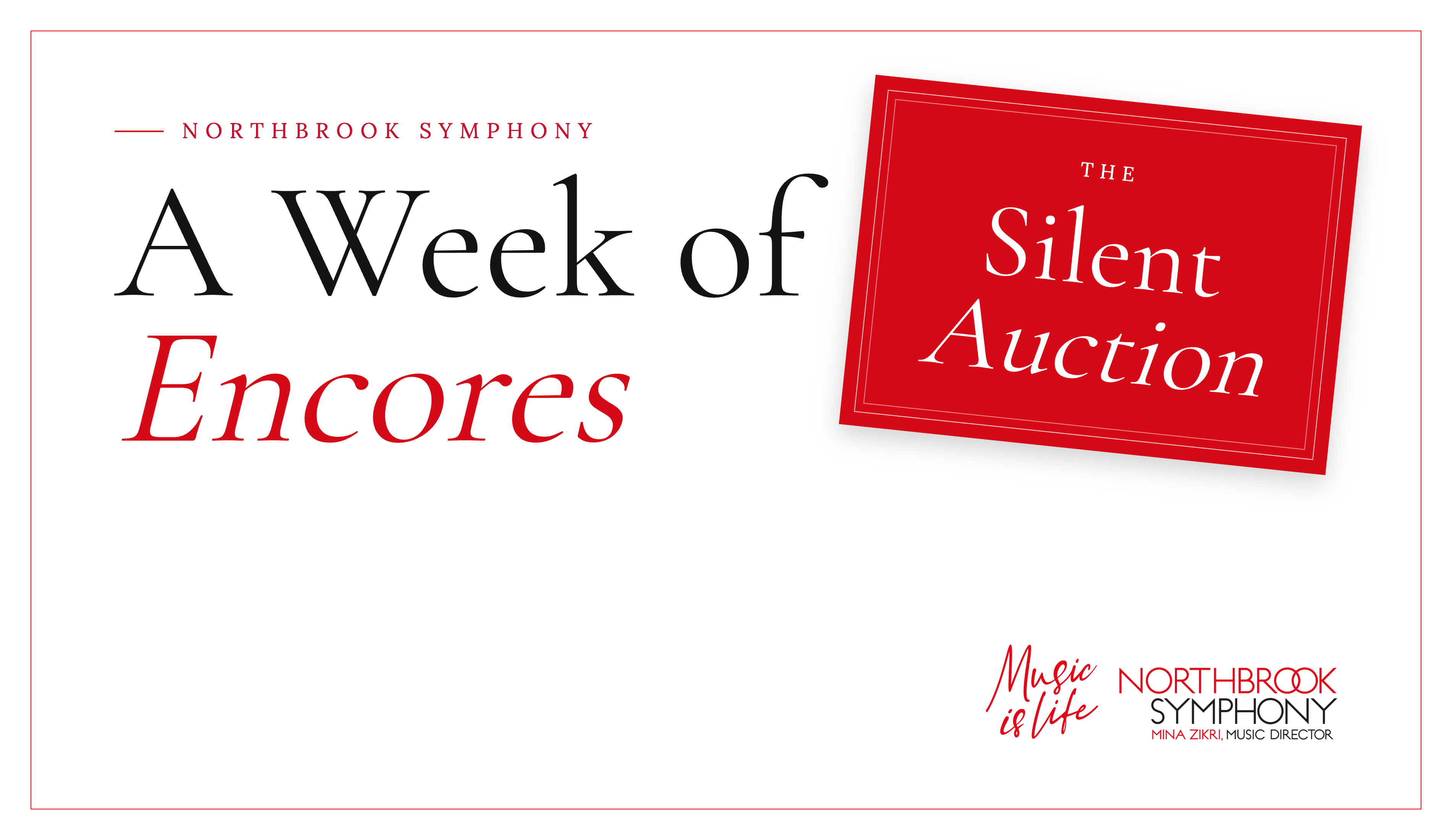 Campaign cover image for A Week of Encores: Northbrook Symphony's Silent Auction