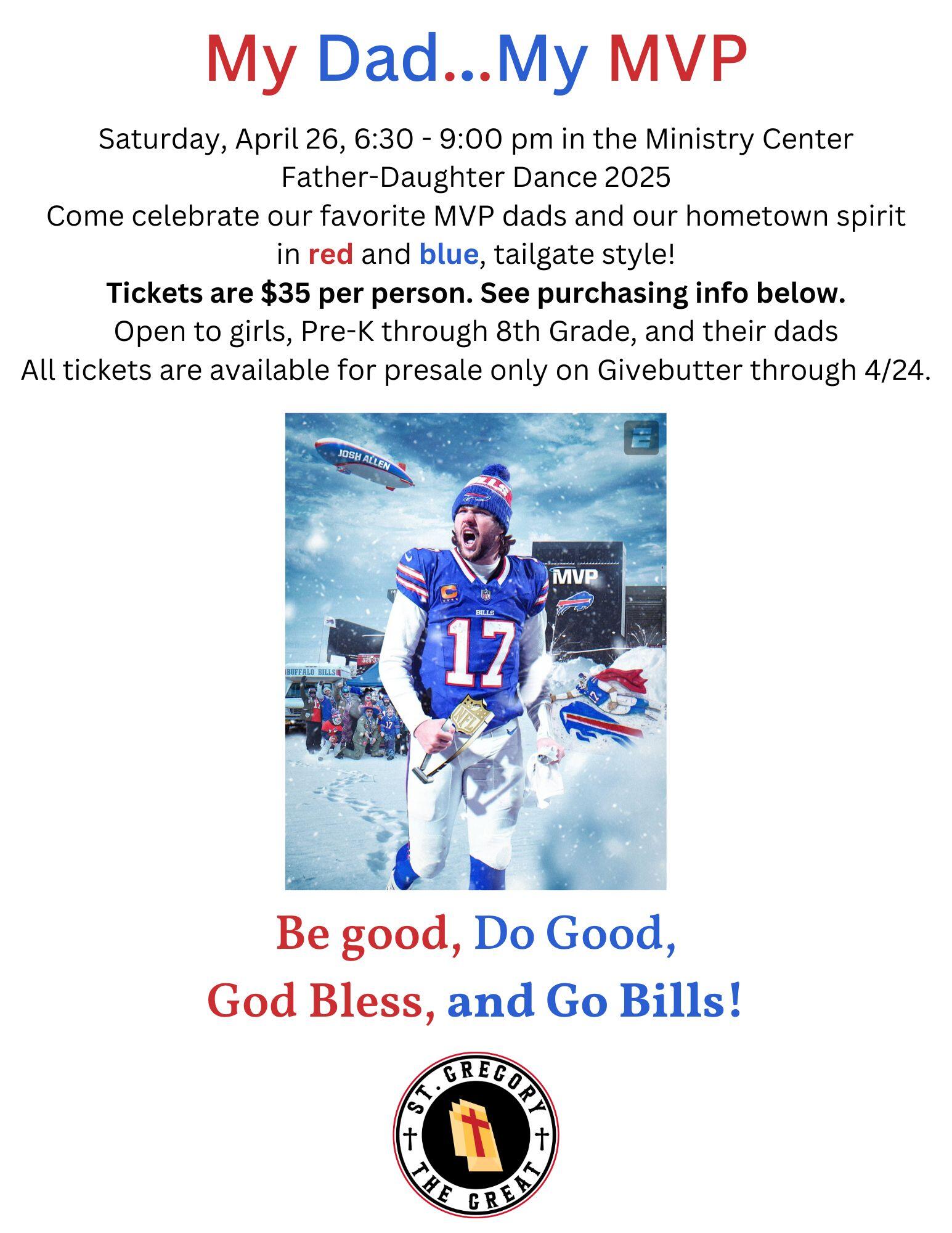 Campaign cover image for 25  ST. GREG'S FATHER-DAUGHTER DANCE