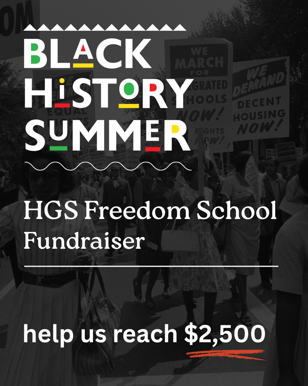 Campaign cover image for Black History Summer
