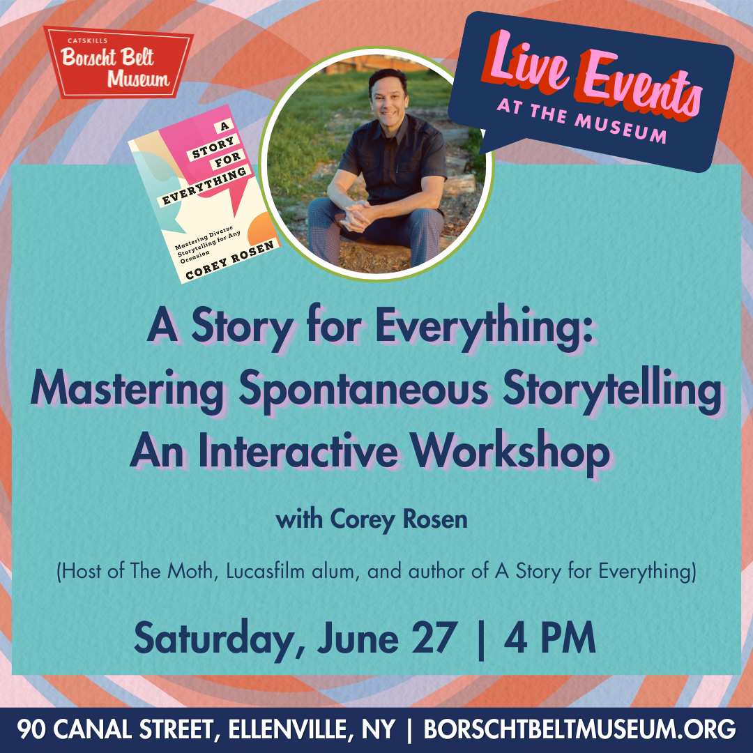 Campaign cover image for Interactive Storytelling Experience with Host of The Moth Corey Rosen