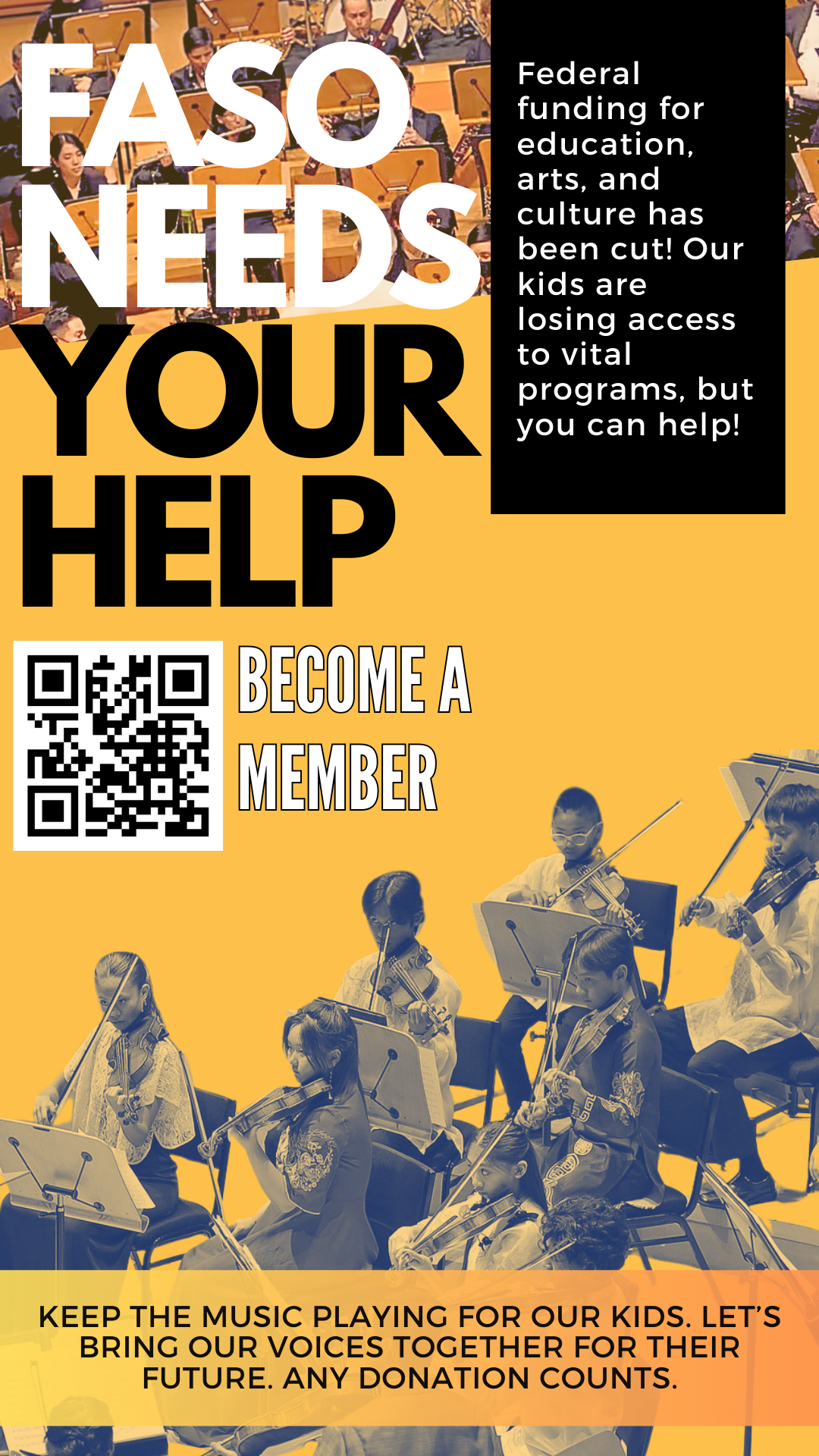 Campaign cover image for FASO Membership Drive