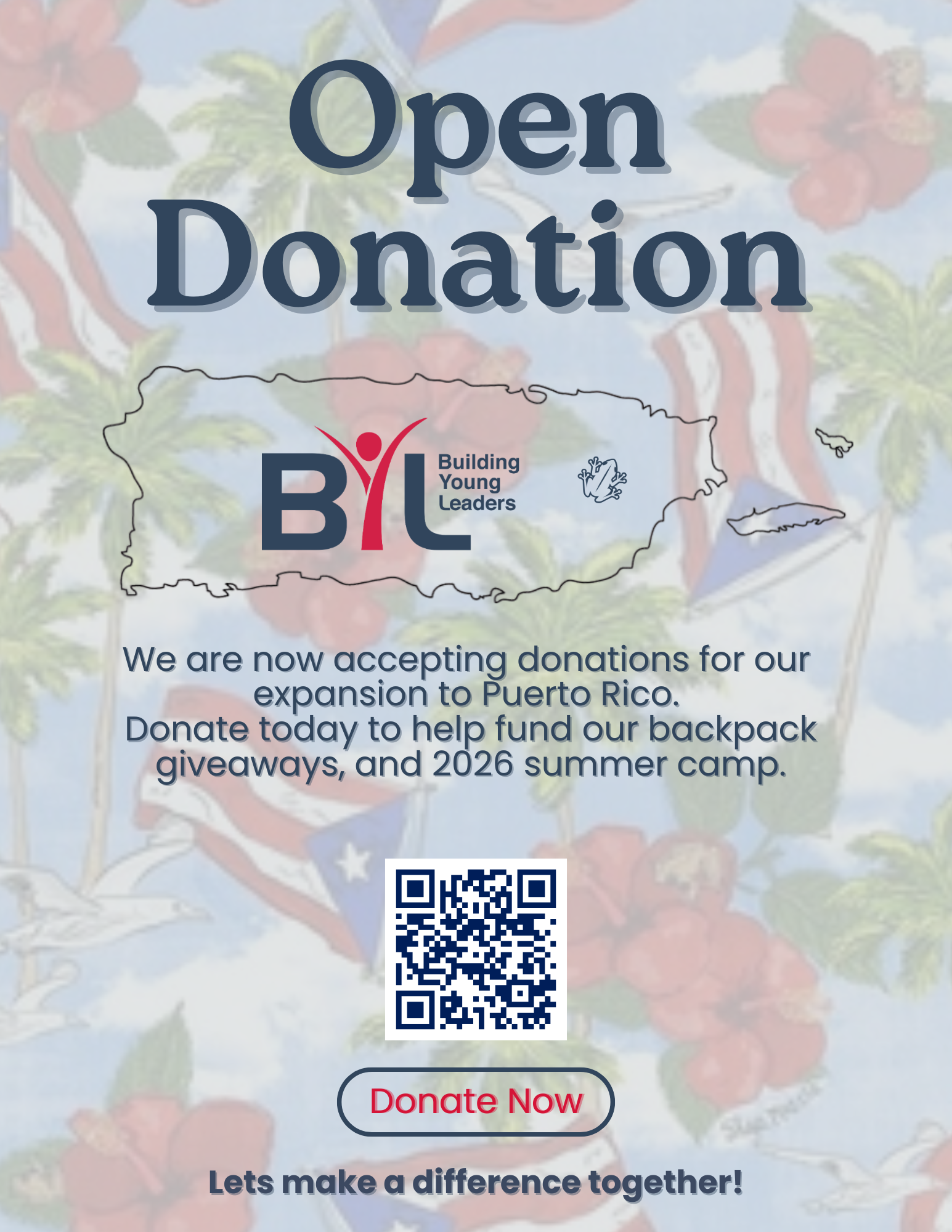 Campaign cover image for Building Young Leaders Puerto Rico