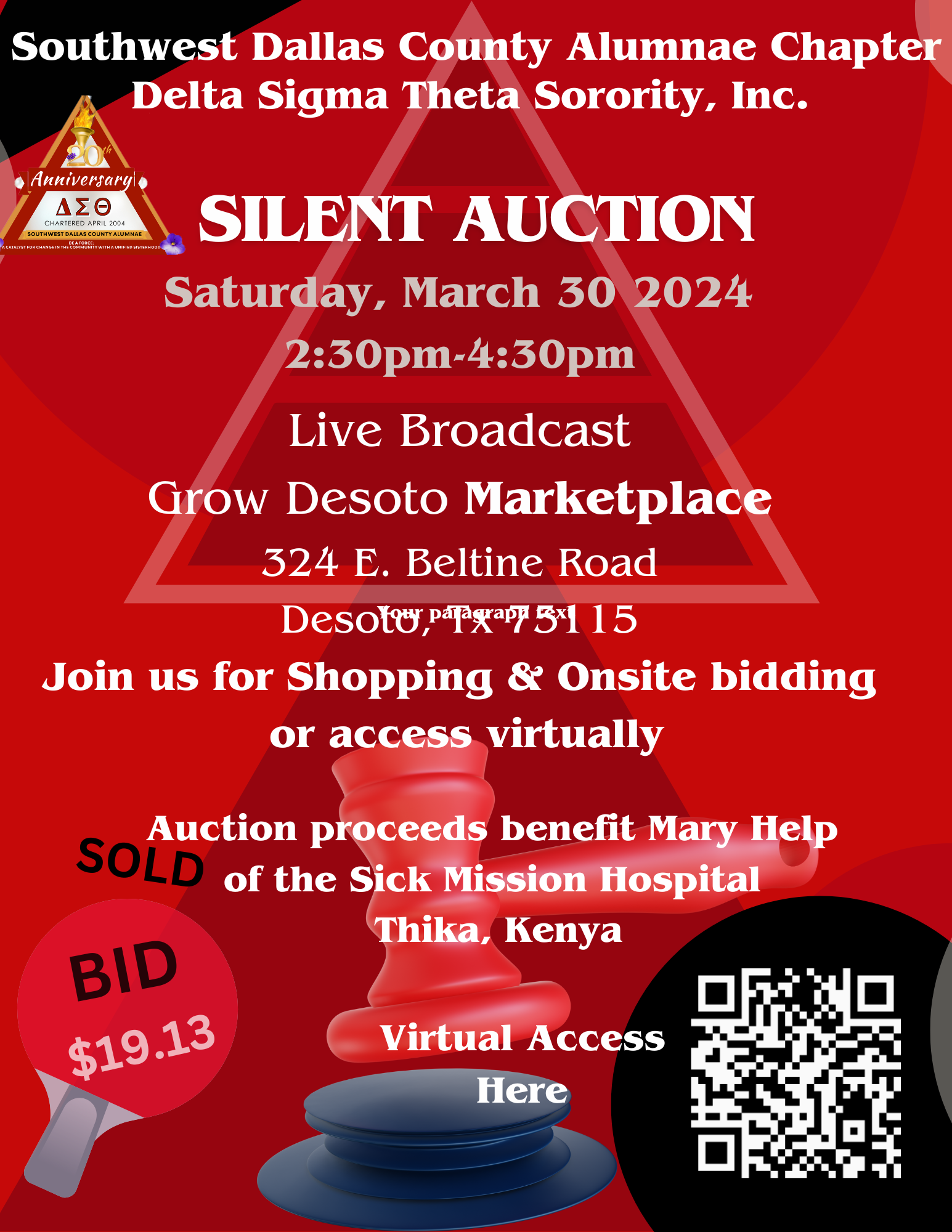 Campaign cover image for The 4th Annual Silent Auction