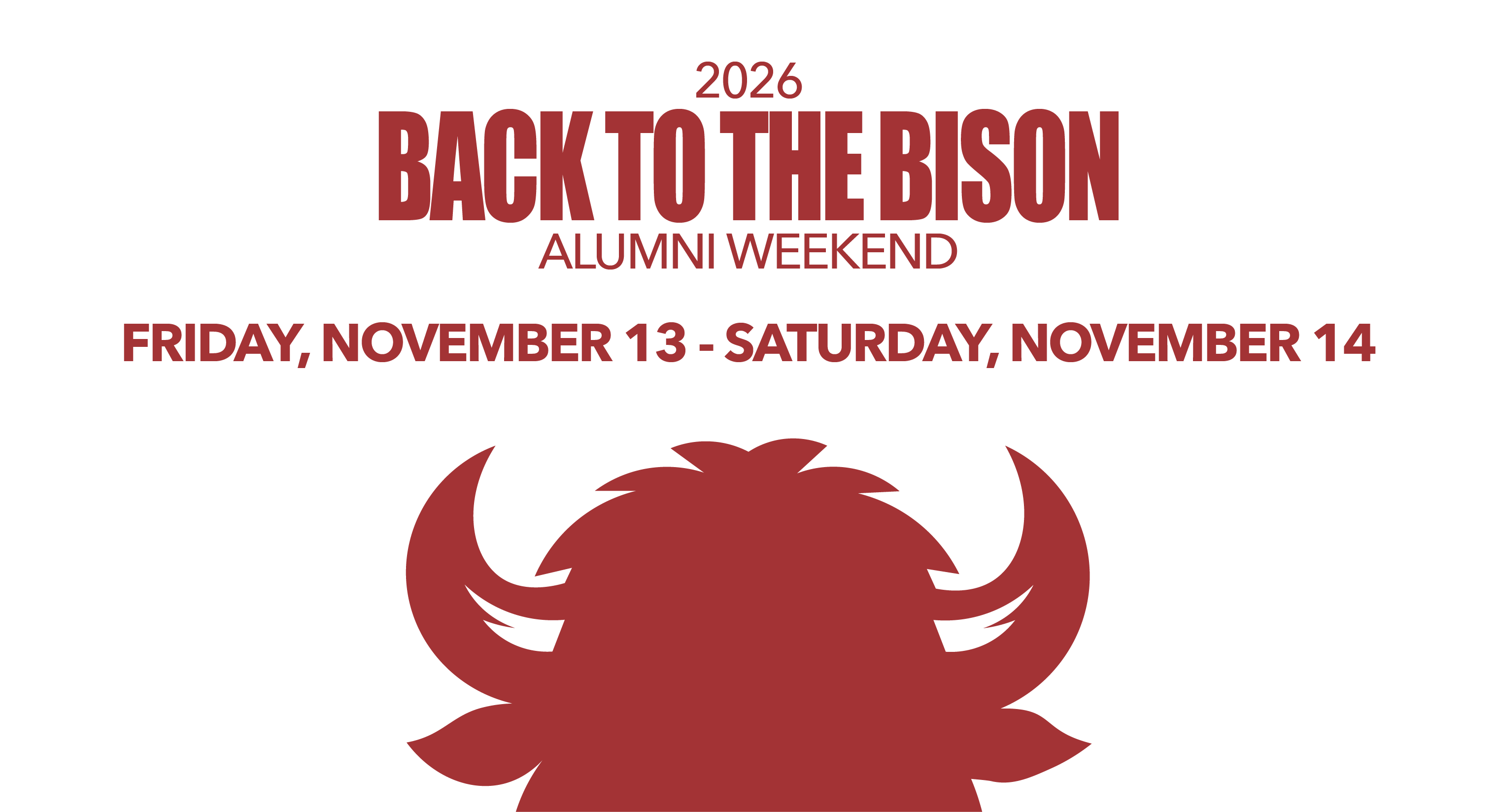 Campaign cover image for 2026 Back to the Bison Alumni Weekend