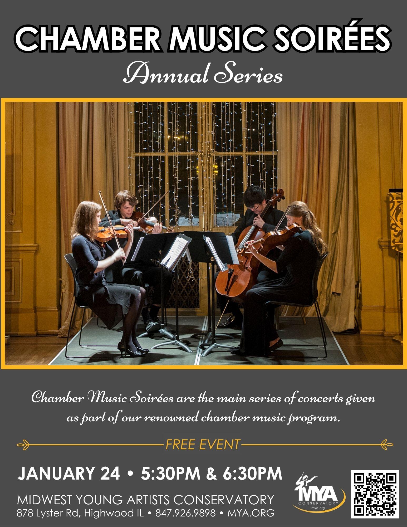 Campaign cover image for January 24 Chamber Music Soirées