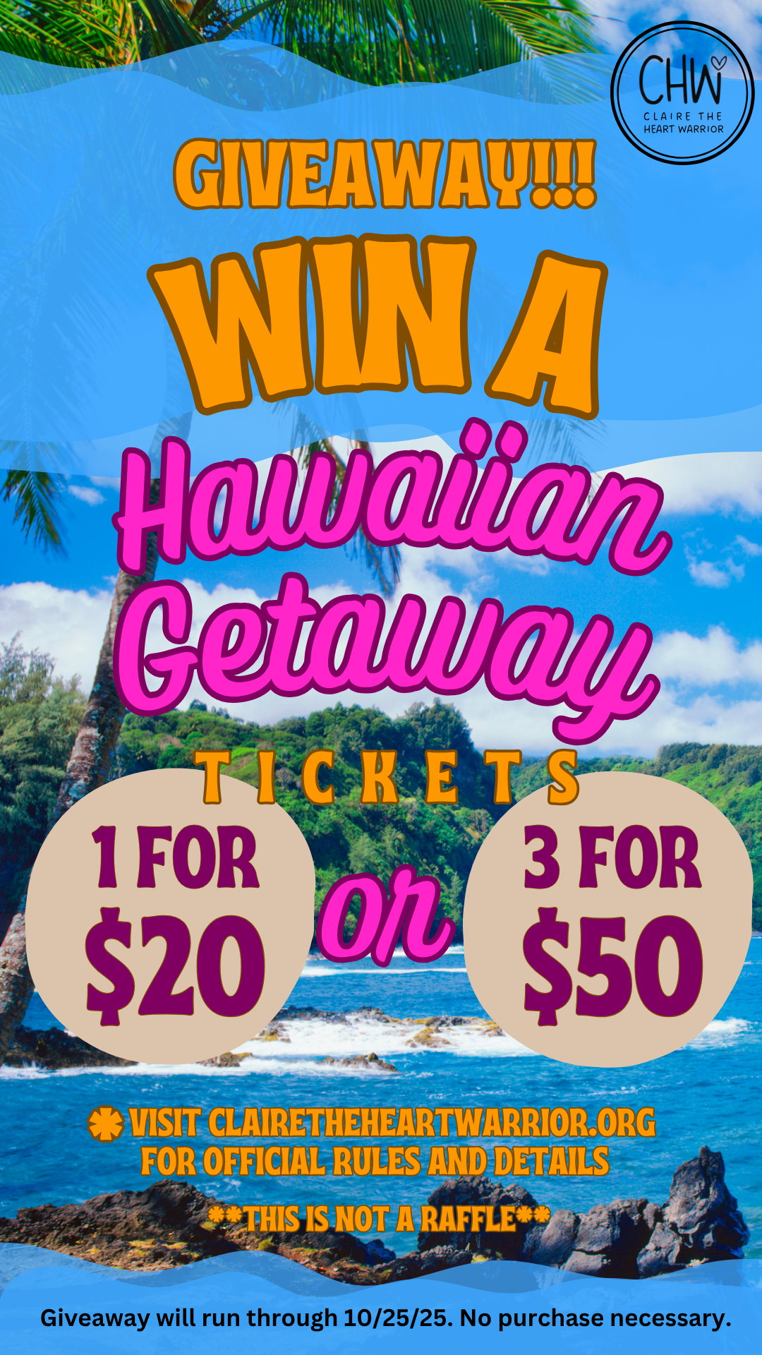 Campaign cover image for Hawaiian Vacation Giveaway