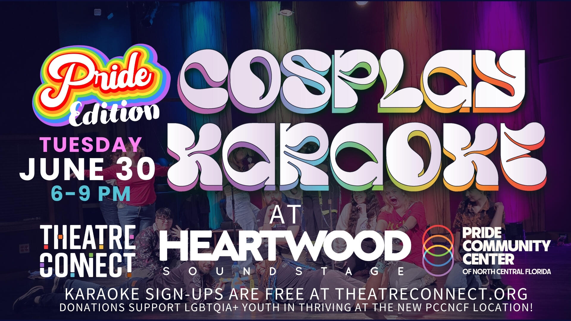 Campaign cover image for Cosplay Karaoke - Pride Edition - 6/30/26