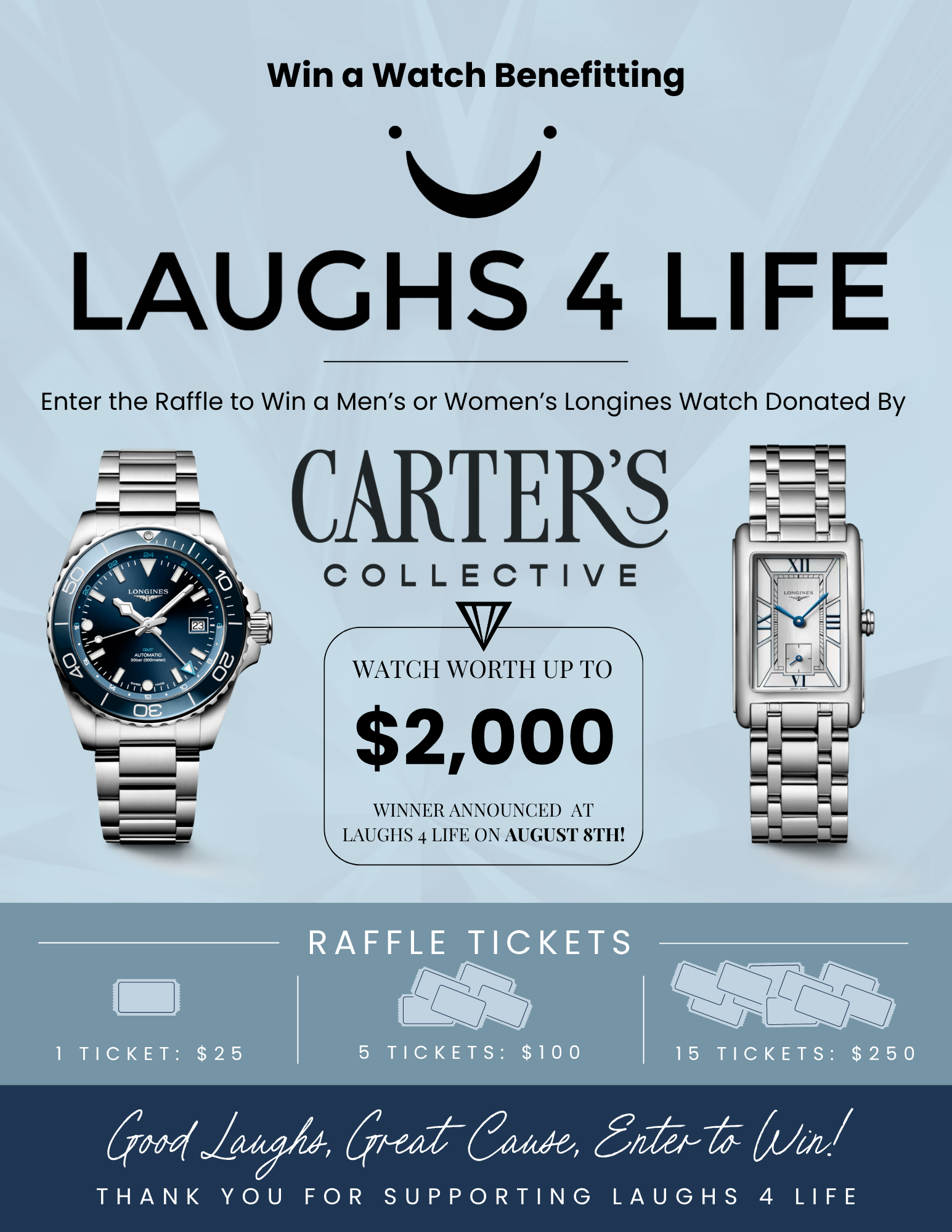 Campaign cover image for Laughs 4 Life 2026