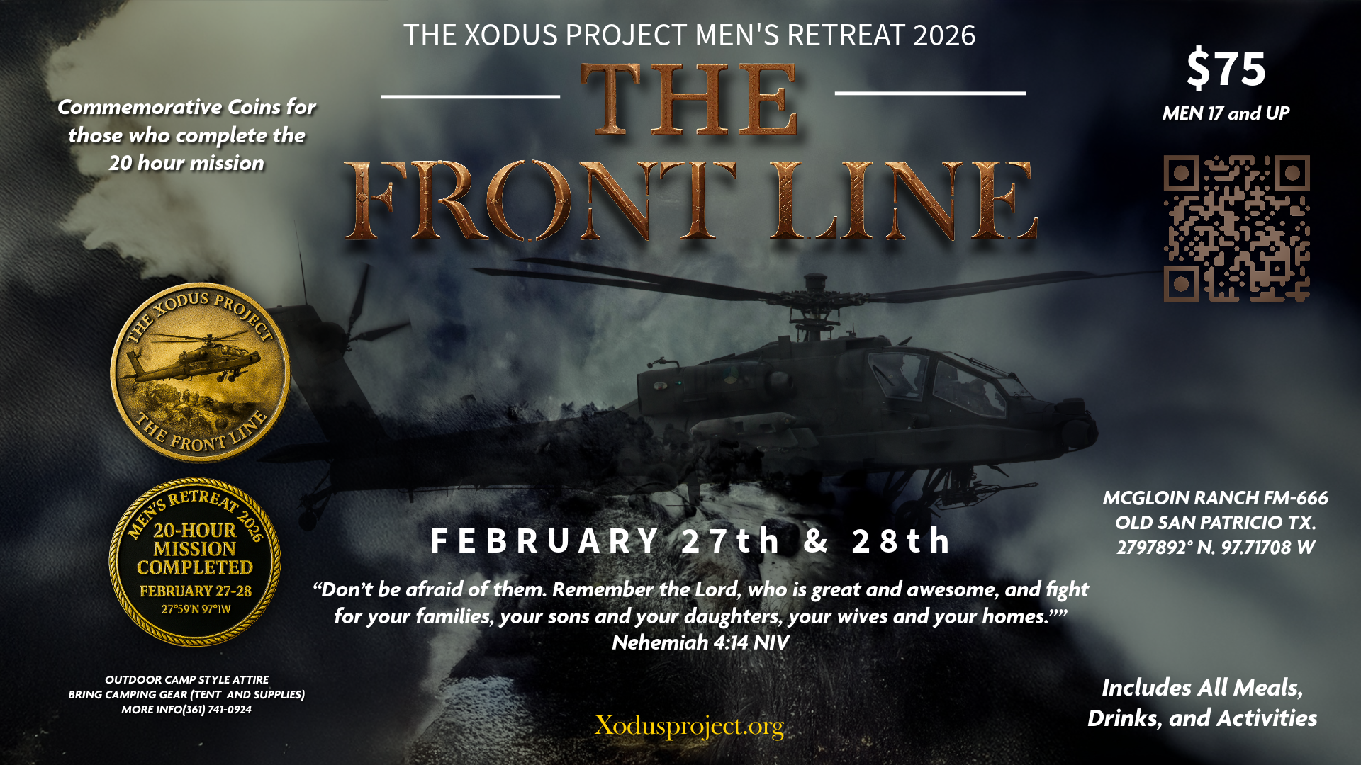 Campaign cover image for Men’s Xodus “The Frontline”