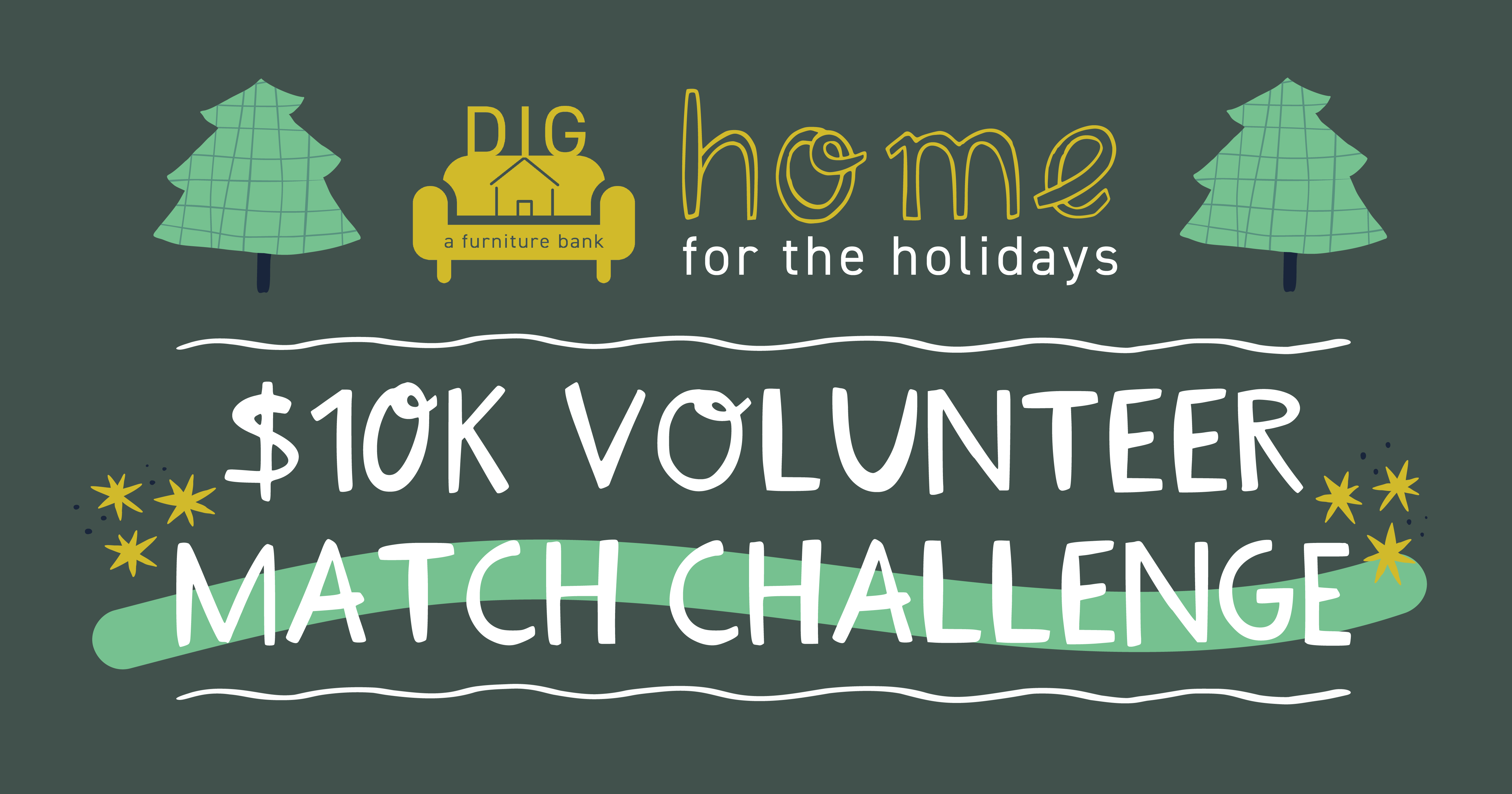 Campaign cover image for Home for the Holidays 2025: Volunteer Match Challenge