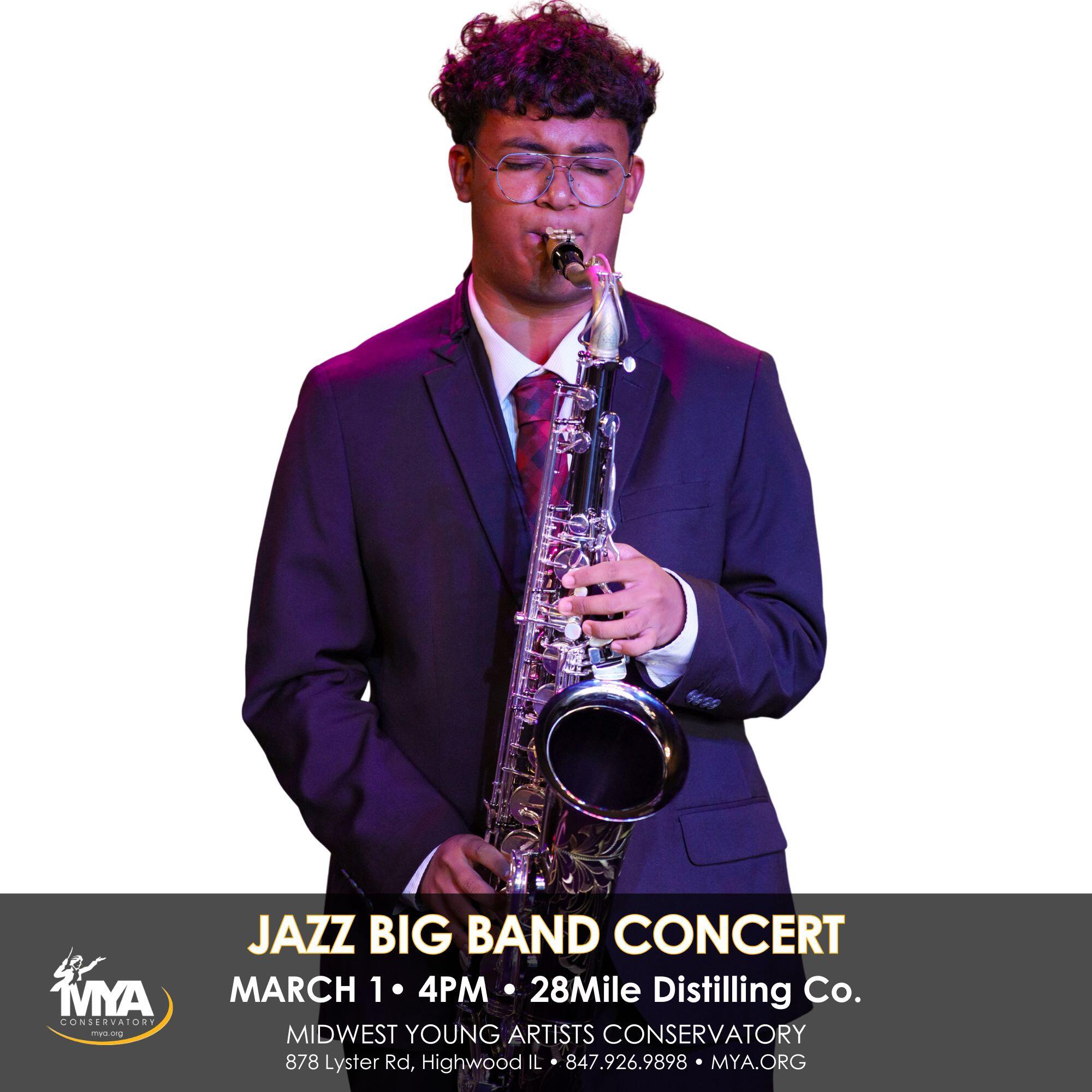 Campaign cover image for March 1 Jazz Big Band Concert