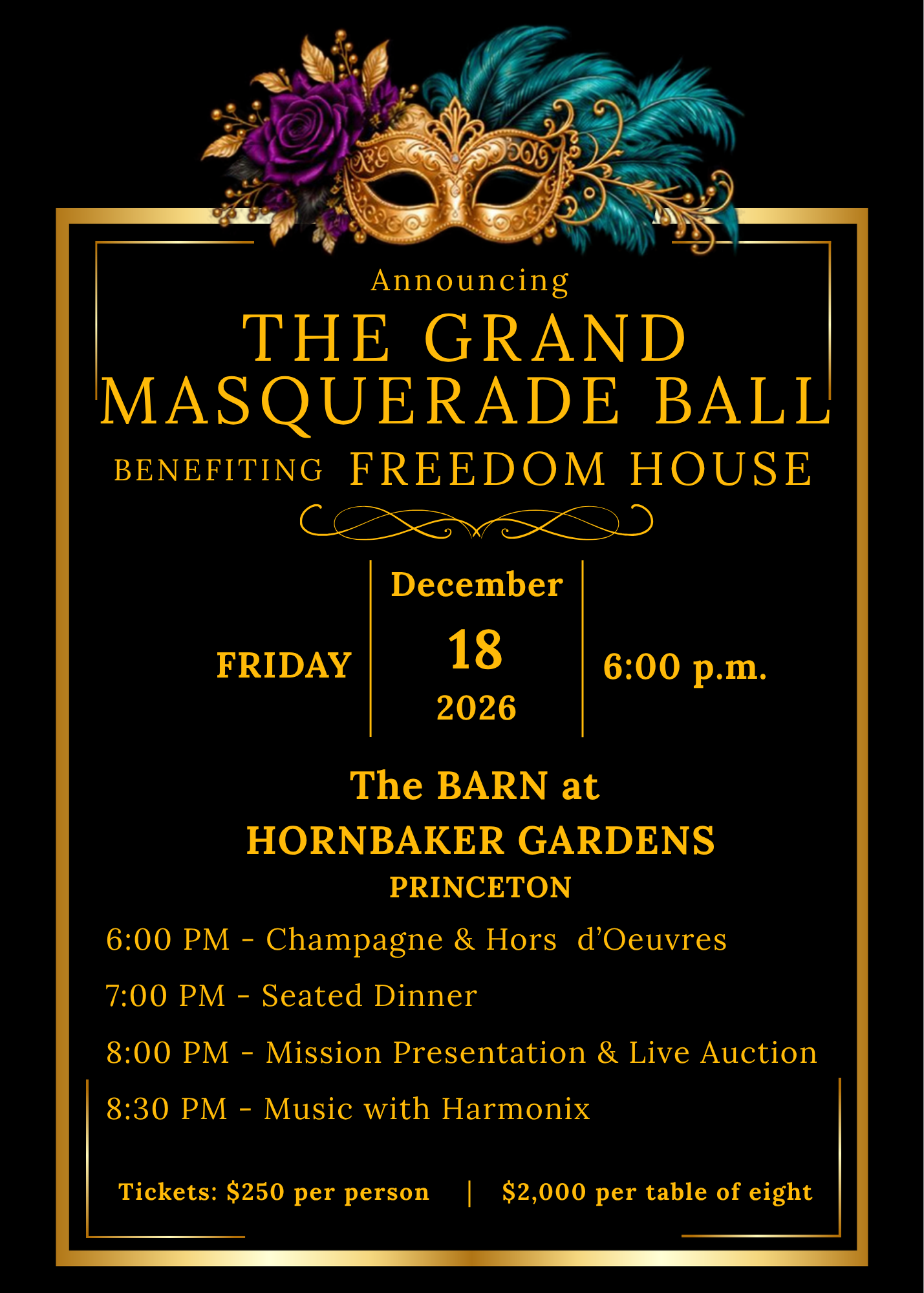 Campaign cover image for The Grand Masquerade Ball