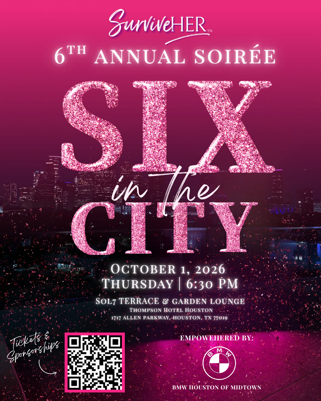Campaign cover image for 6th Annual SurviveHER Soirée: Six in the City