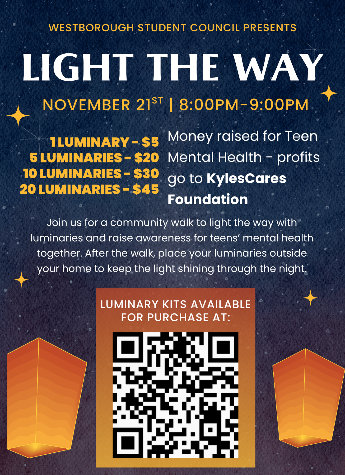 Campaign cover image for WHS Light The Way
