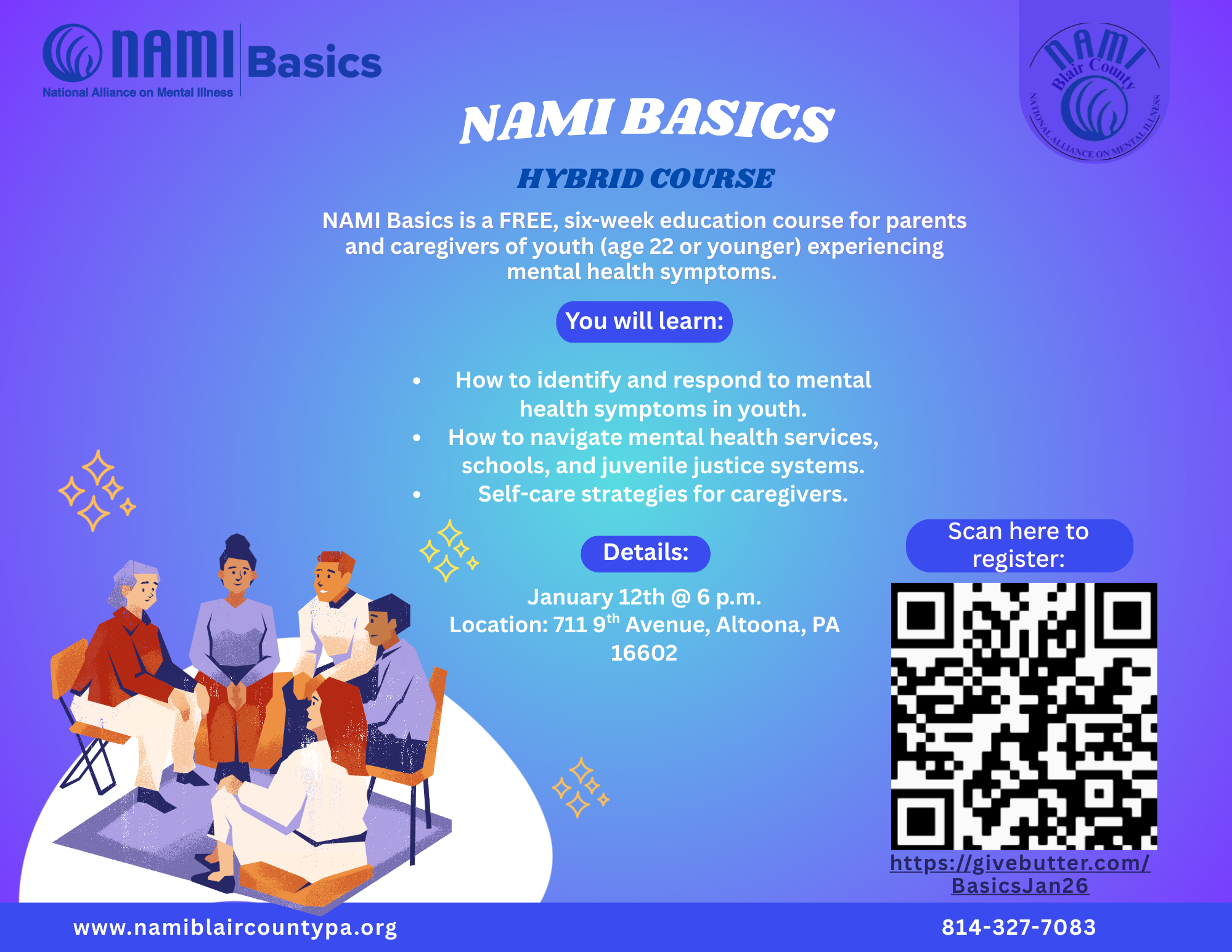 Campaign cover image for NAMI Basics Hybrid Education Course