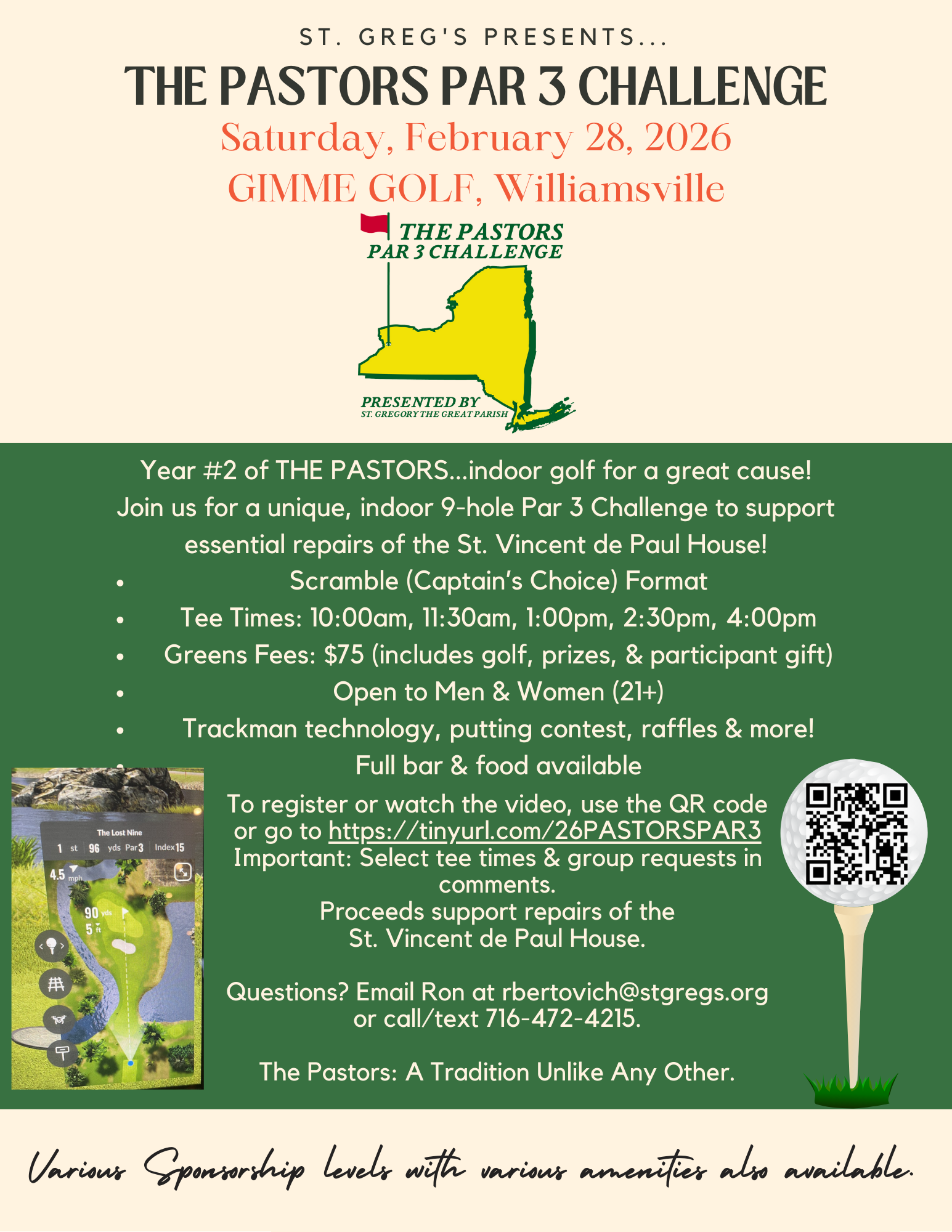 Campaign cover image for THE PASTORS PAR 3 CHALLENGE