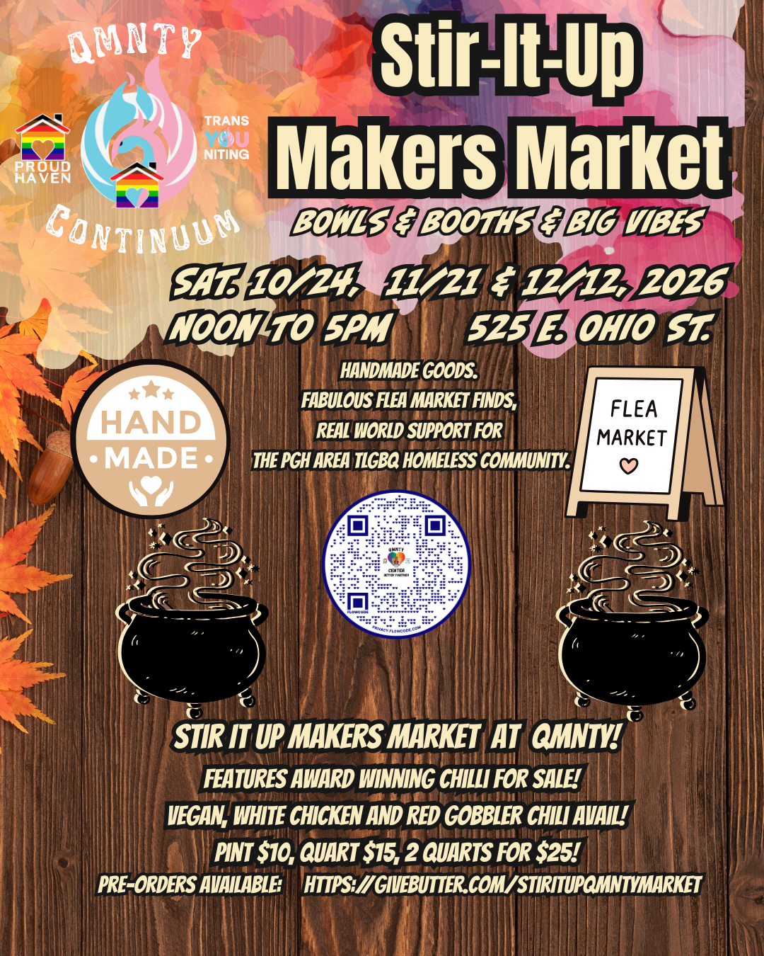 Campaign cover image for Stir It Up Makers Markey @ QMNTY