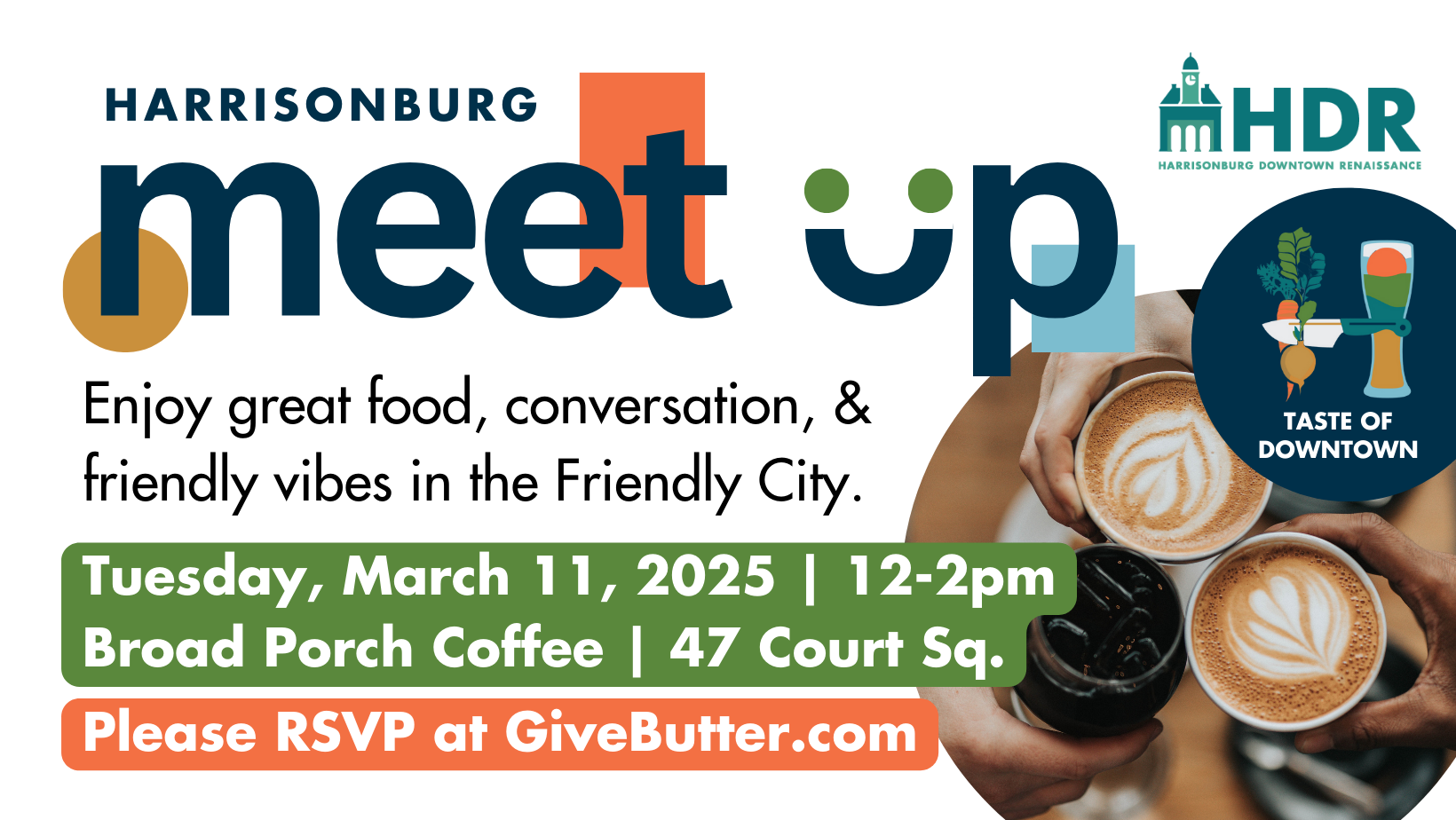 Campaign cover image for Harrisonburg Meet Up at Broad Porch Coffee