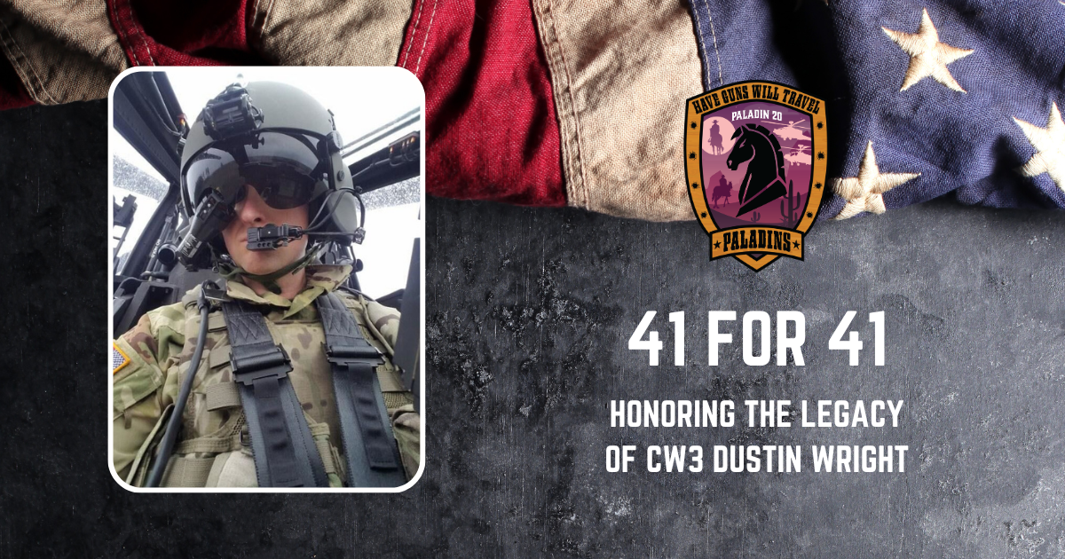 Campaign cover image for 41 for 41: The Dustin Wright Memorial Fundraiser
