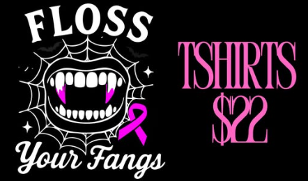 Campaign cover image for Floss Your Fangs - Fight for the Cure!