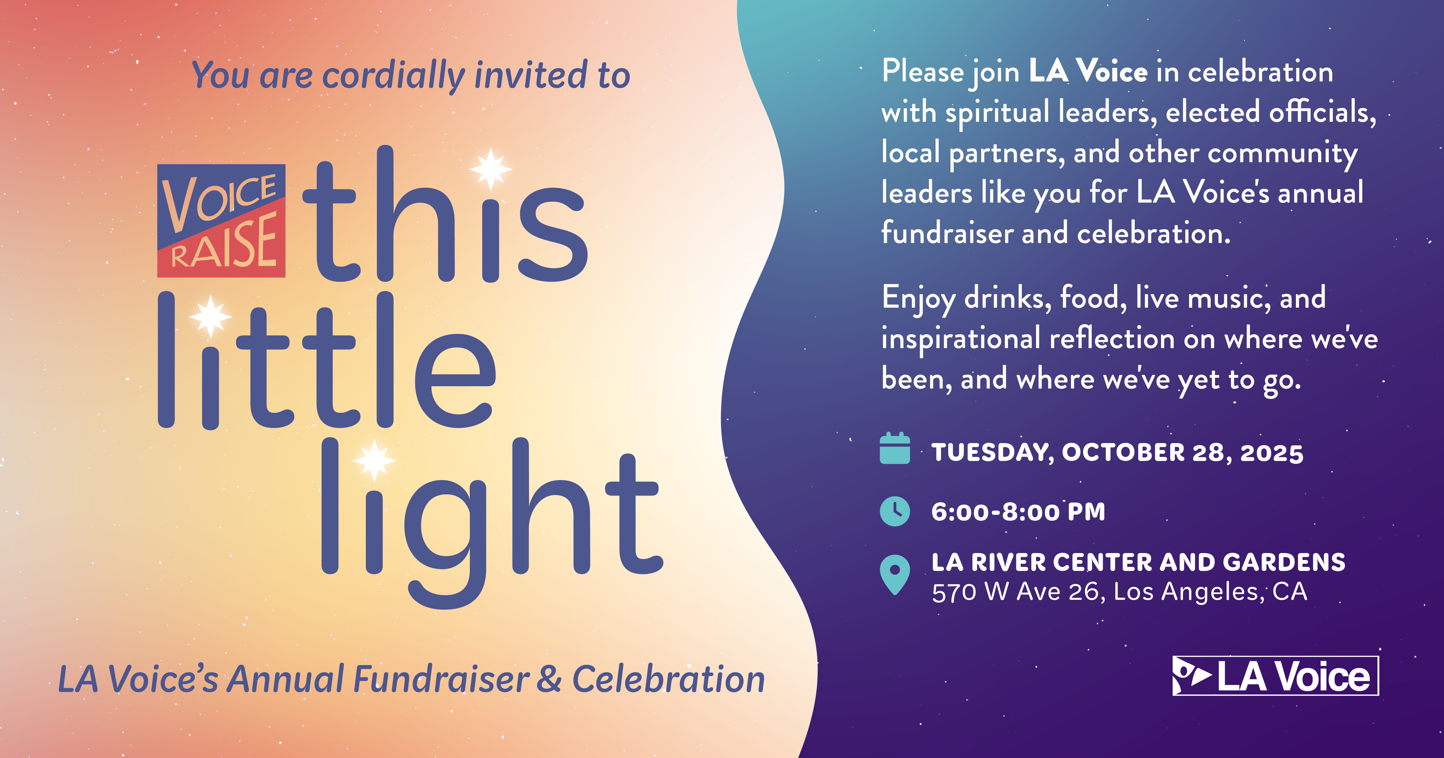 Campaign cover image for VoiceRaise 2025: This Little Light