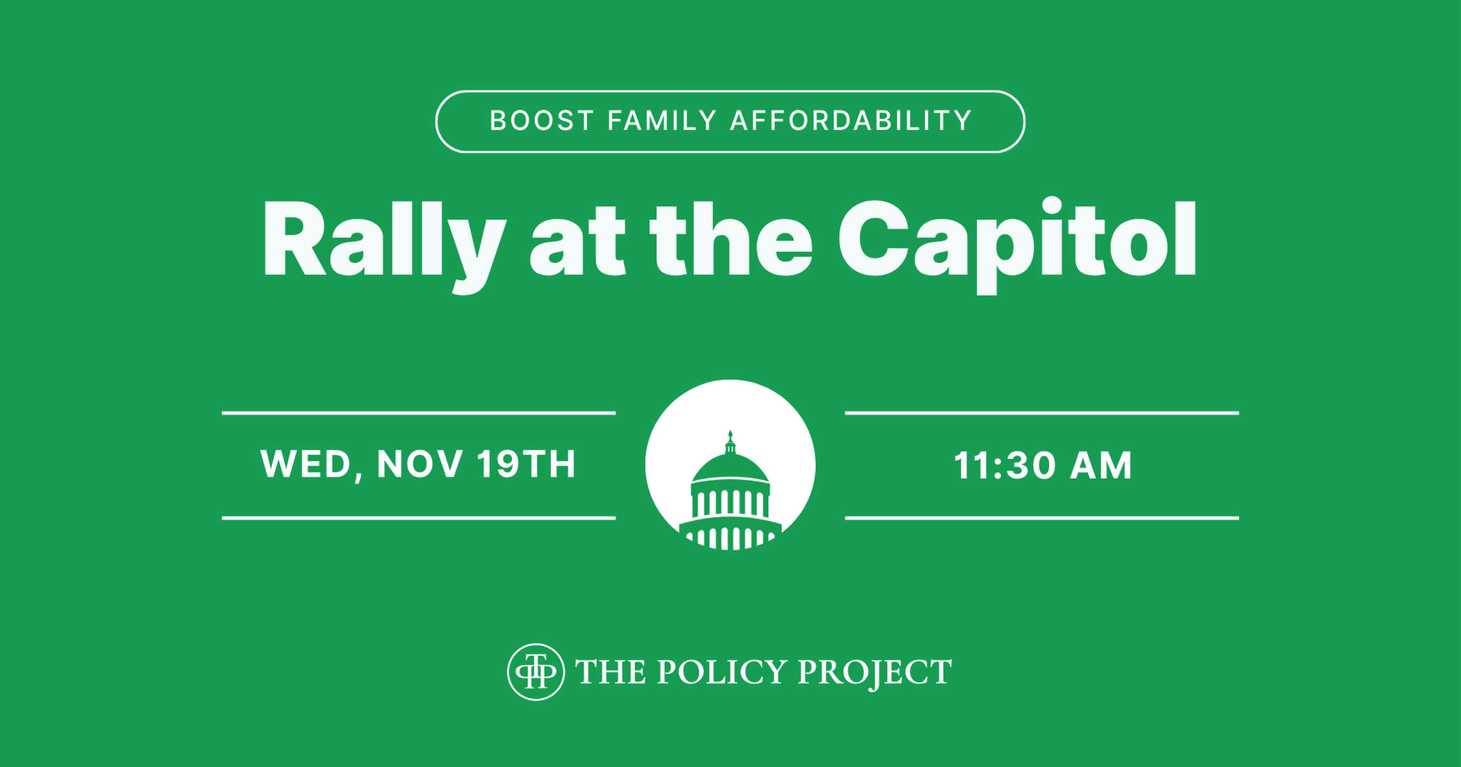 Campaign cover image for Rally at the Capitol