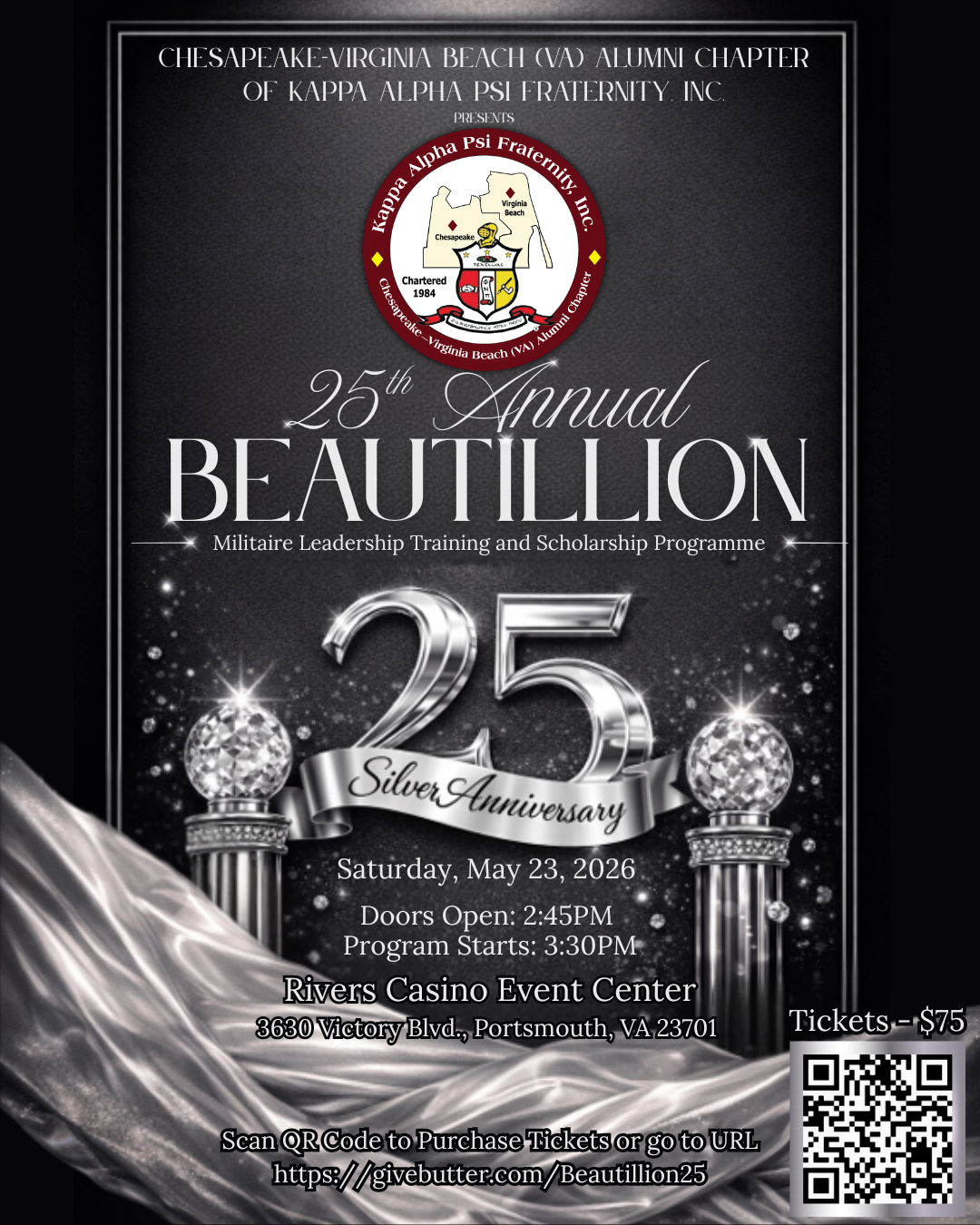 Campaign cover image for 25th Annual Beautillion Militaire Programme